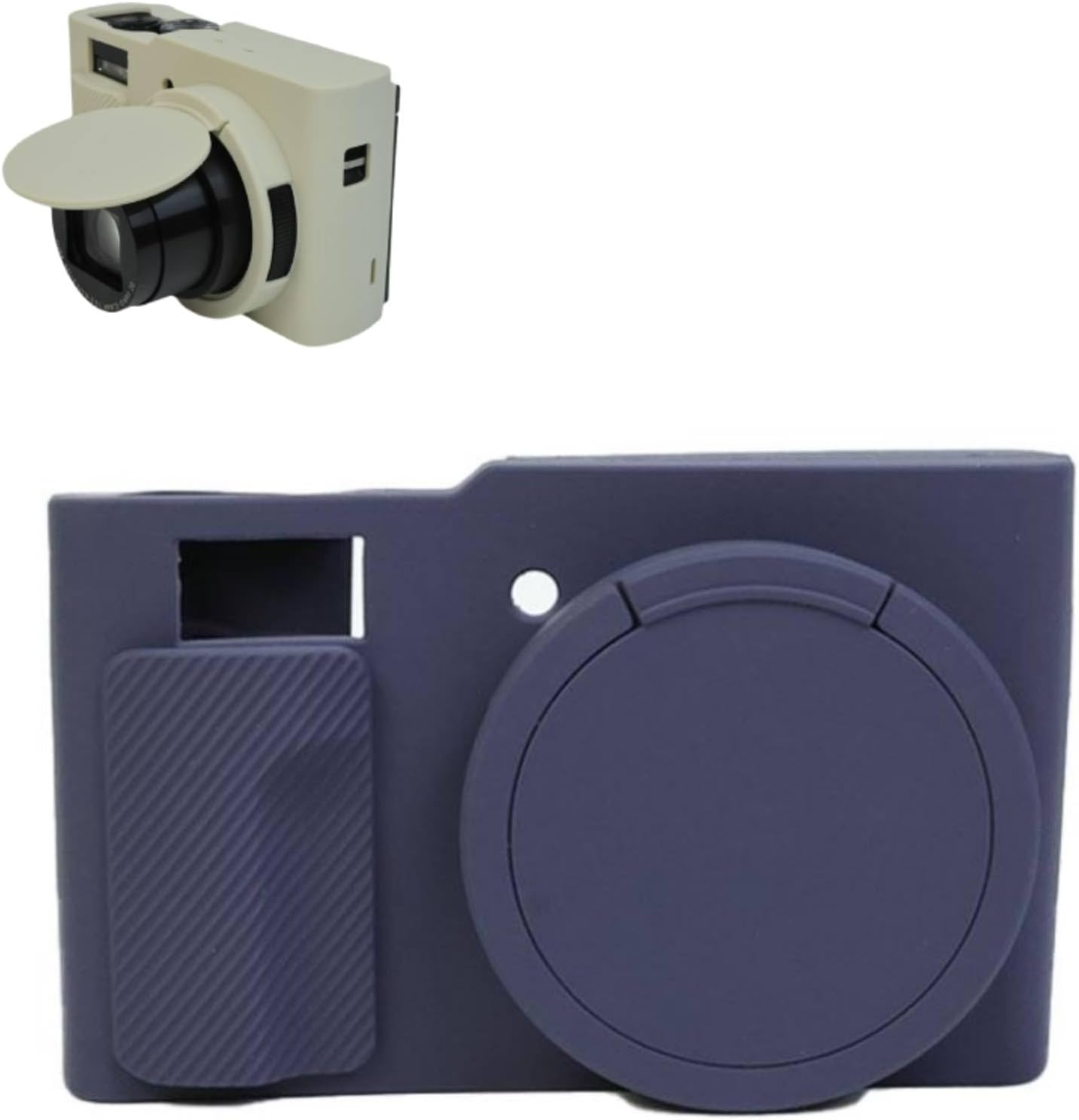 Silicone Case Compatible for Lumix Tz99/Zs99 Digital Camera - Soft Rubber for Lumix Tz99/Zs99 Protective Cover with Removable Lens Cover - Anti-Slip & Anti-Scratch