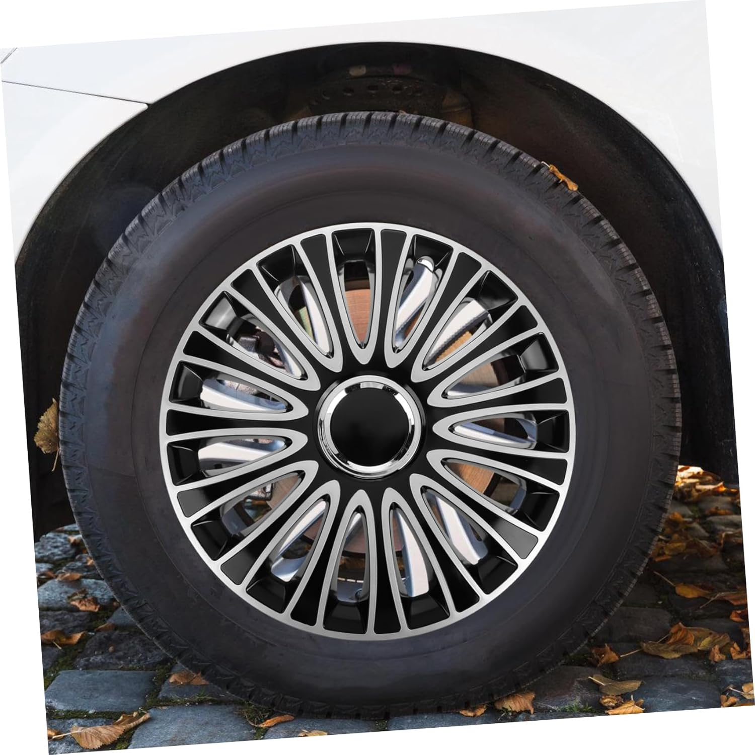 CLISPEED Automotive Wheel Hubcap Cover Elegant Rim Protector Easy Installation Stylish Design for Car Wheel Safeguarding image number 2