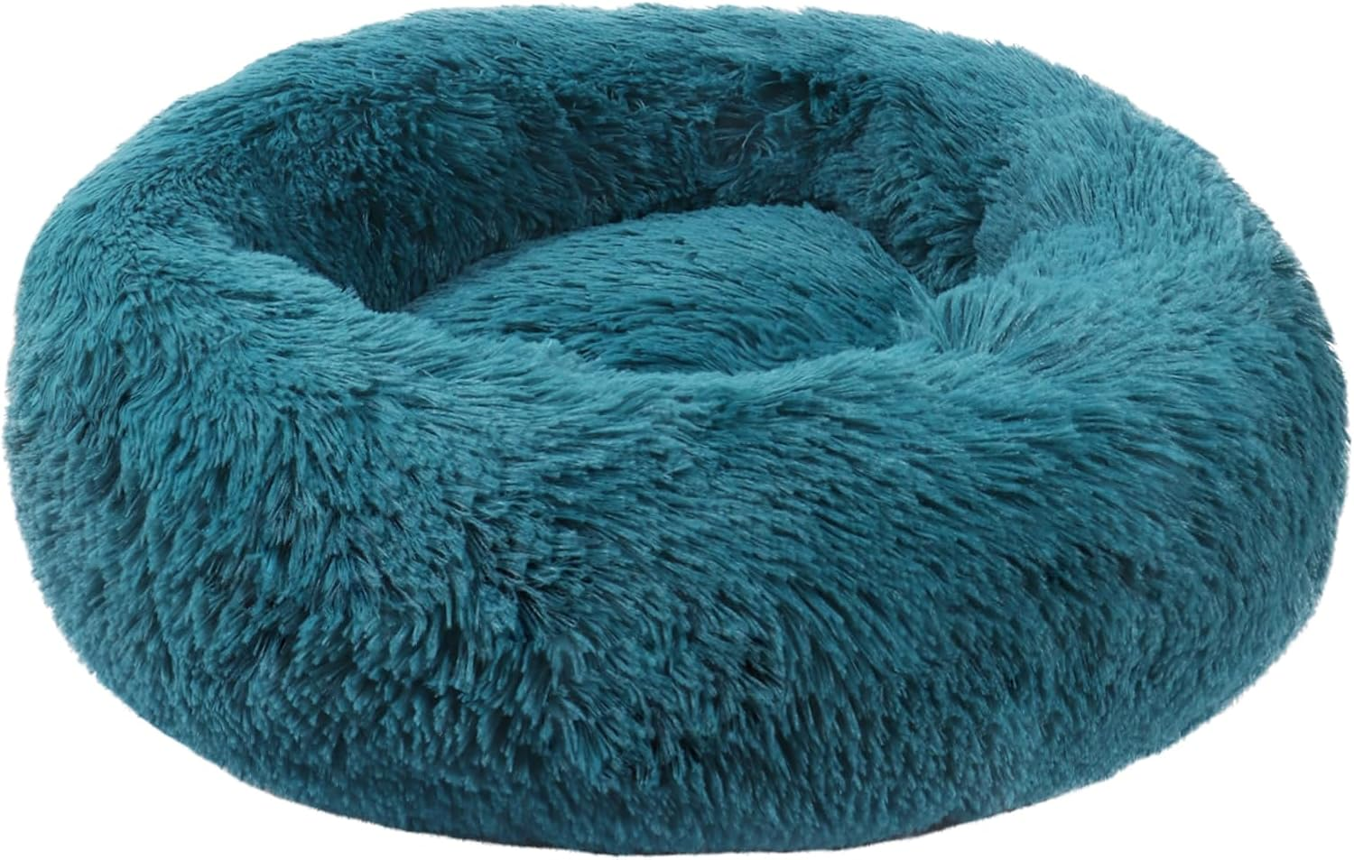BVAGSS Anxiety Dog Bed, round Dog Beds Cat Bed Mattress Marshmallow Fluff Nest Calming Dog Bed for Small/Medium/Large Dogs XH034 (Diameter:80Cm, Bean Paste)