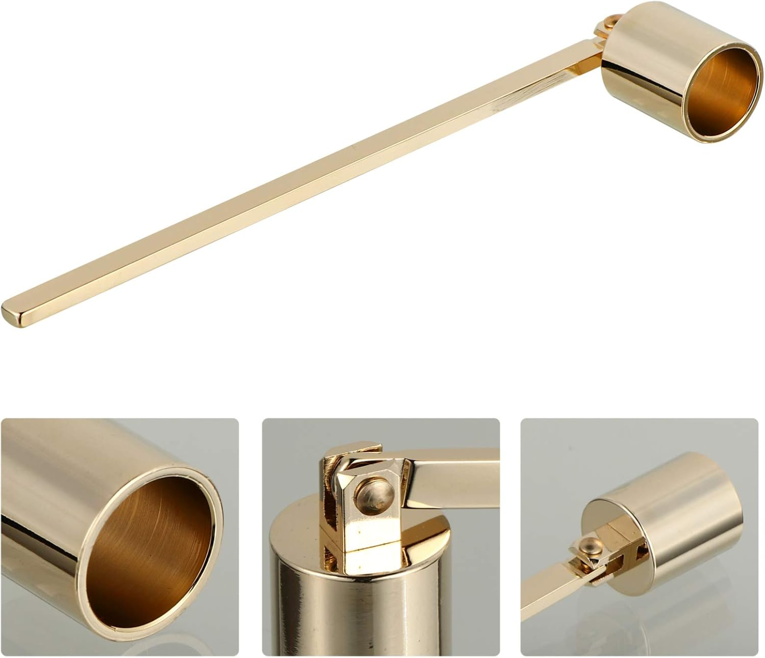 EXCEART Candle Extinguisher Candle Snuffer Long Handle image number 1