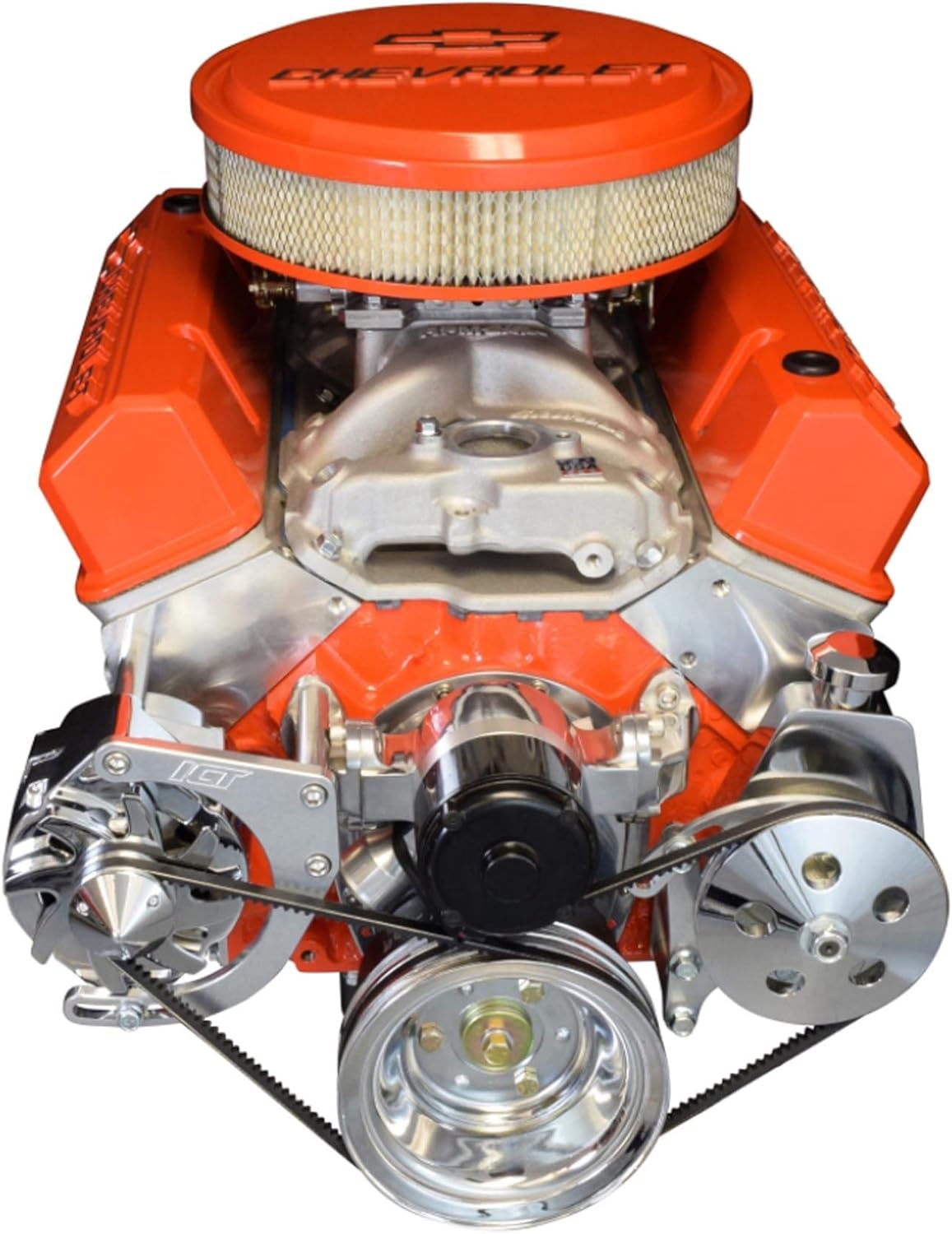 SBC Alternator Bracket Adjustable Electric Water Pump Small Block 350 Chevy Mount Kit 551672E image number 6