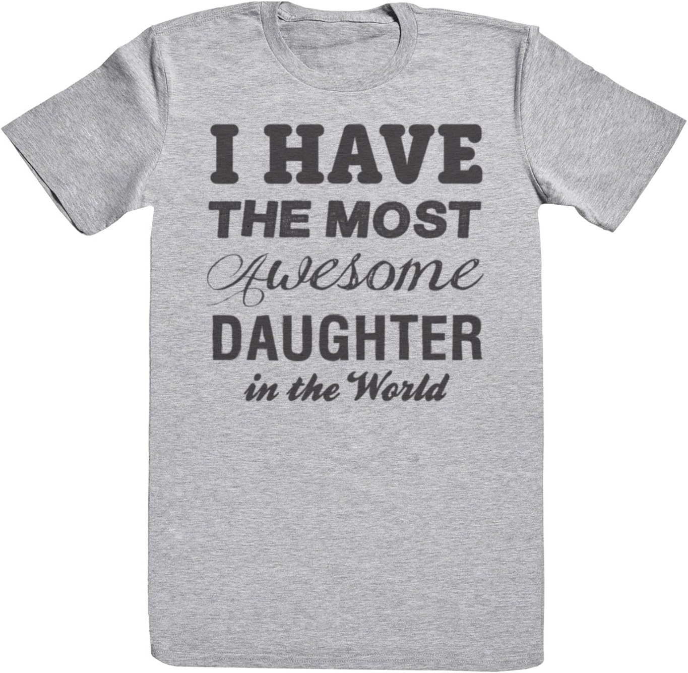 Most Awesome Daughter - Matching Father Baby Gift Set - Mens T Shirt & Baby Bodysuit - Grey - Xx-Large & 12-18 Months image number 6