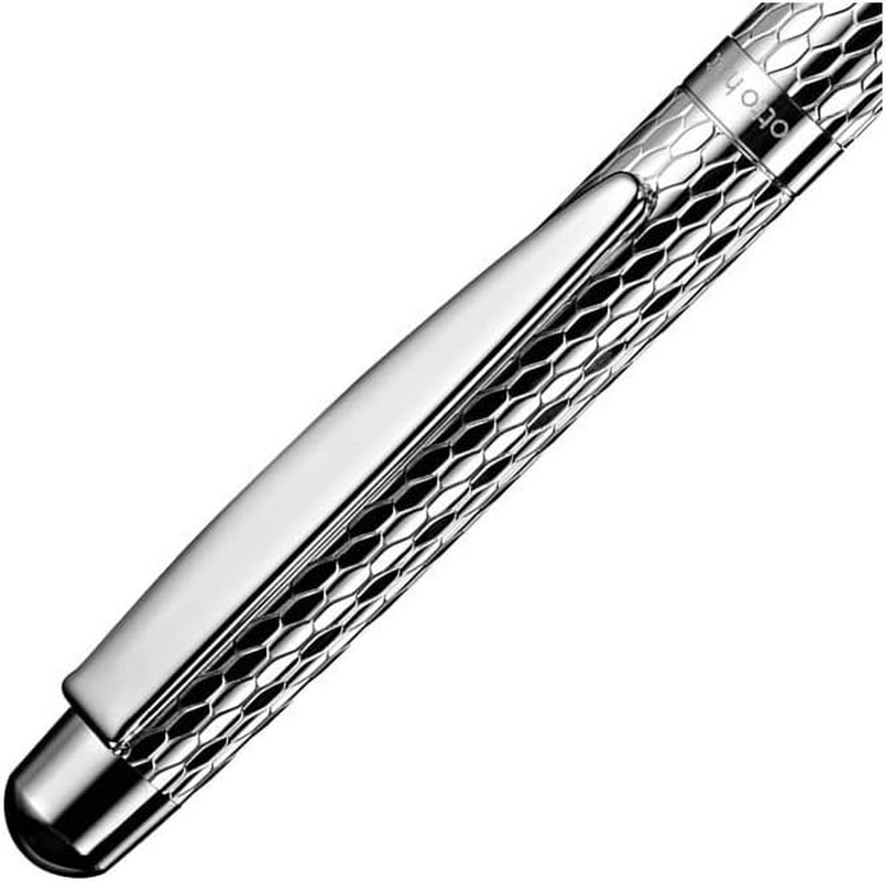 Otto Hutt Design 02 Pencil - Honeycomb Silver