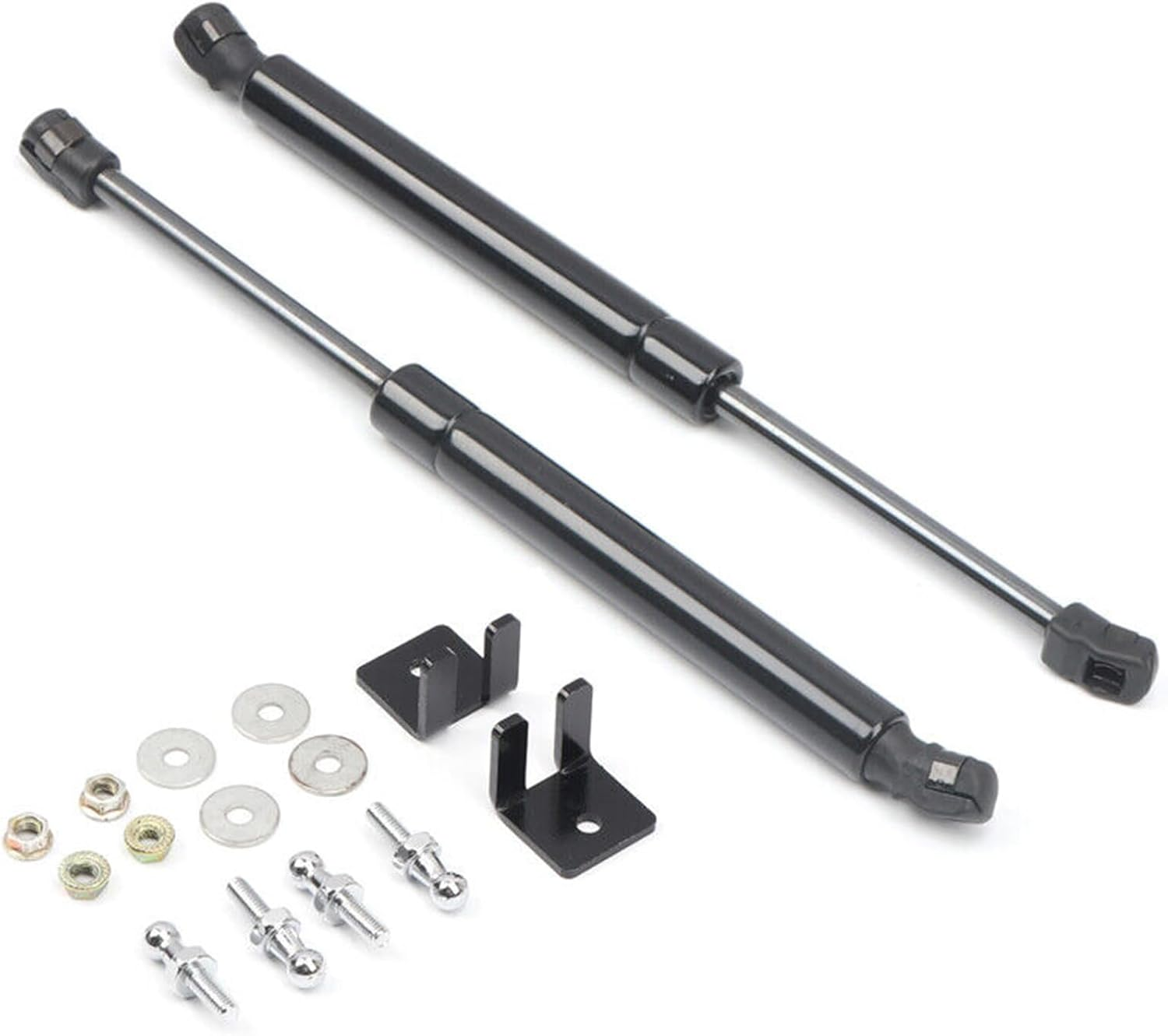 Hood Gas Struts for Nissan Navara NP300 2015-2021, Front Hood Lift Support Shocks Dampers Kit - Stainless Steel, Easy Installation, Direct OEM Replacement (2PCS) image number 1