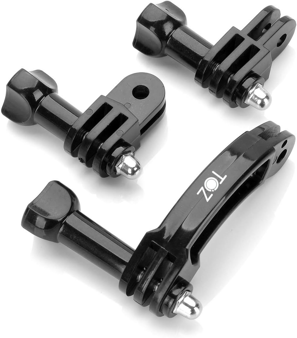 TOZ TZN-S03 Universal Rotary Extension Arm Mount Set for Gopro Hero 7 6 5 4 3 3+ 2 1, Gopro Accessories Kit Extension Arm Adapter Pivot Arm Thumbscrew image number 4