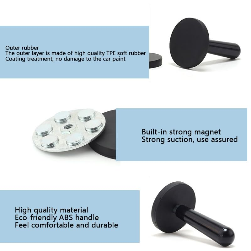 WADY 8Pcs Vehicle Car Wrap Gripper Magnets Holder - Sign Making Graphic Vinyl Magnet Holder,Secure Graphic Magnet Bracket for Car Wrapping, Decals & DIY Projects image number 5