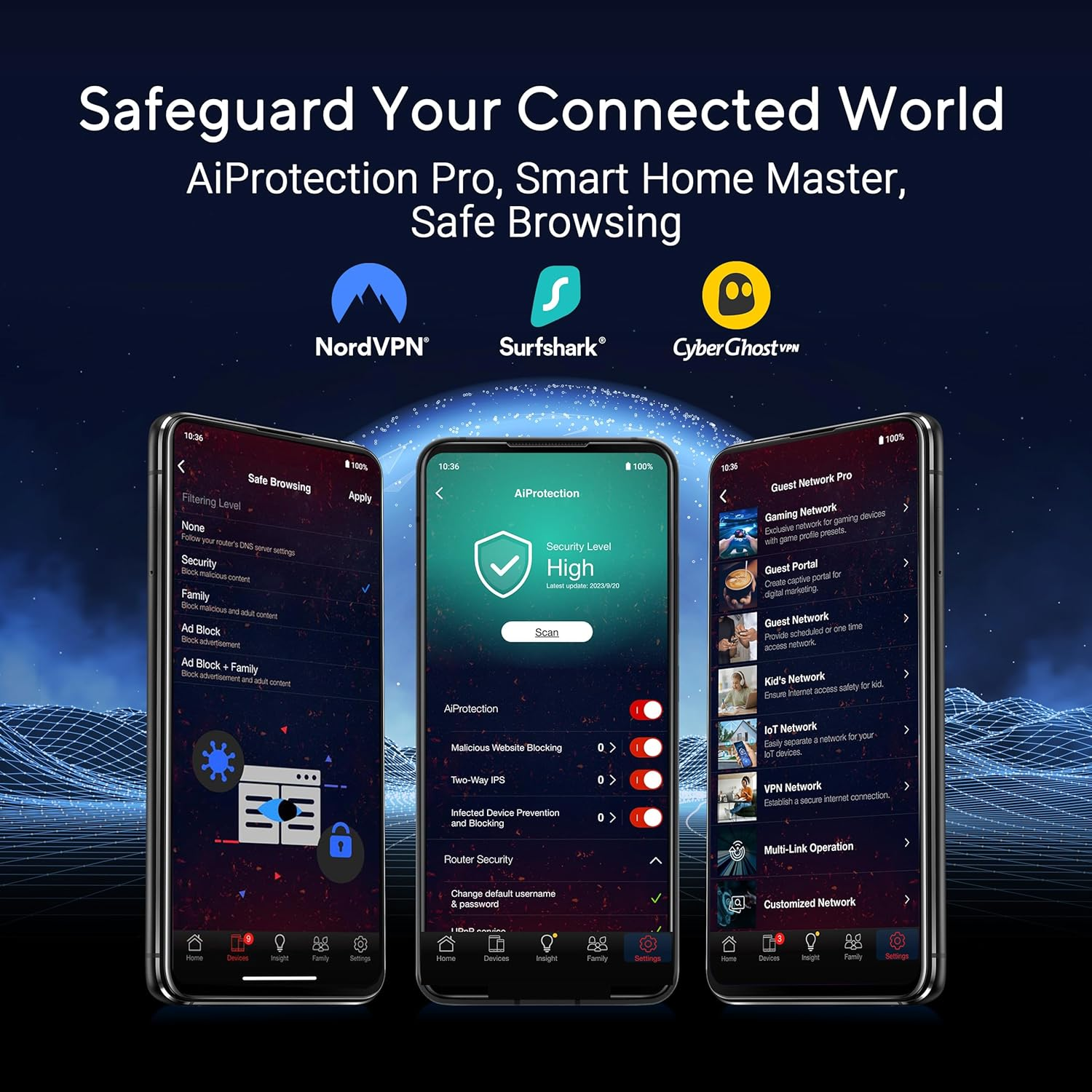 ROG Strix GS-BE18000 Wifi 7 Tri-Band Router, 18000 Mbps, 8&times; 2.5G Ports, 3,300 Sq. Ft. Coverage, 2.0Ghz Quad-Core CPU, Gaming Acceleration, Smart Home Master Ssids, Aimesh Compatible