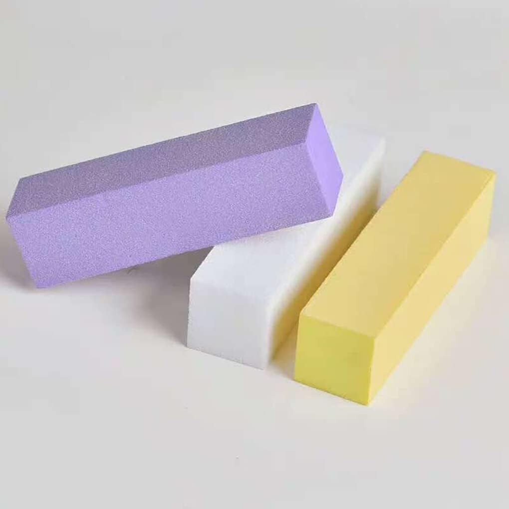 Sanding Files Block Nail Art Tips Makeup Accessories Wear-Resistant Scrub Manicure Pedicure Adult Kids Fingernail Care Tools, 4Pcs(Random Color) - 4Pcs(Random Color) image number 5