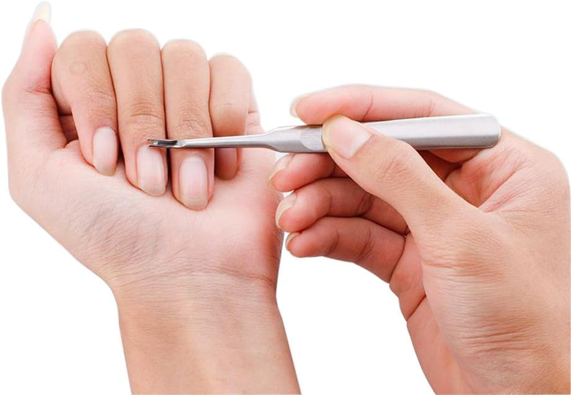 VASANA Stainless Steel Professional Nail Care Cuticle Trimmer Pusher Remover Hangnails Nails Cleaner Scissors Dead Skin Remover Nipper Clipper/Manicure Tool for Adult