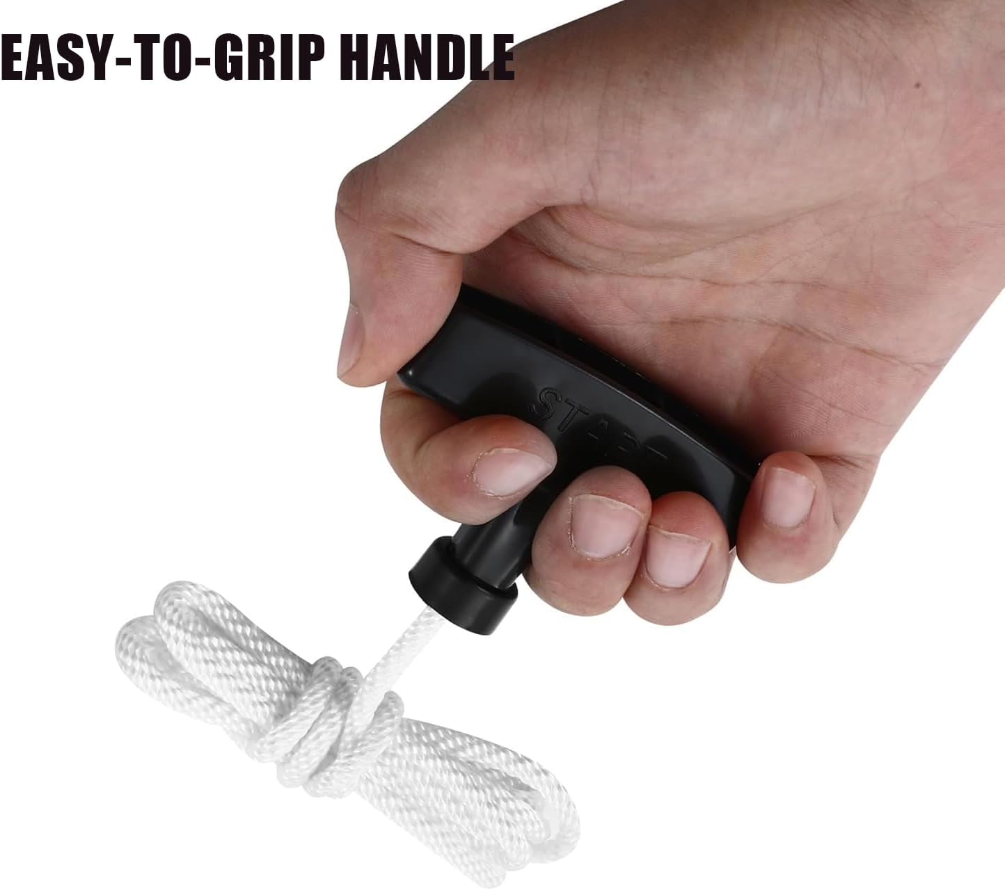 5-Piece Set of 3.9-Foot Drawstring with Recoil Starter Handle, Compatible with Honda GX160 GX200 GX240 GX270 4.0Mm Drawstring, Lawn Mower, String Trimmer, Generator, Small Engine image number 1