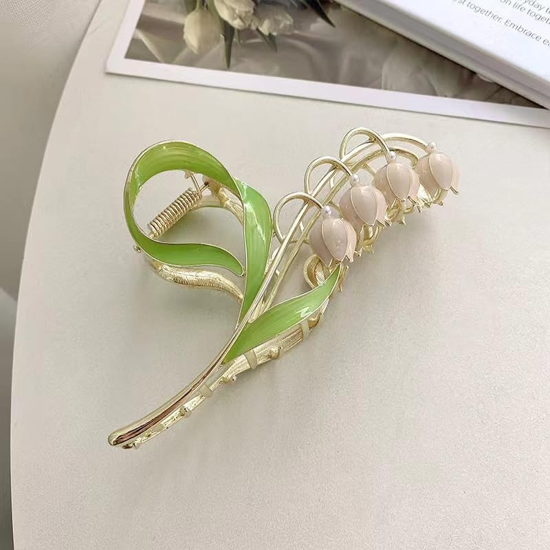 Tulip Hair Clips Large Non-Slip Hair Clips Strong Hold Hair Accessories for Women Girls Hair Clips