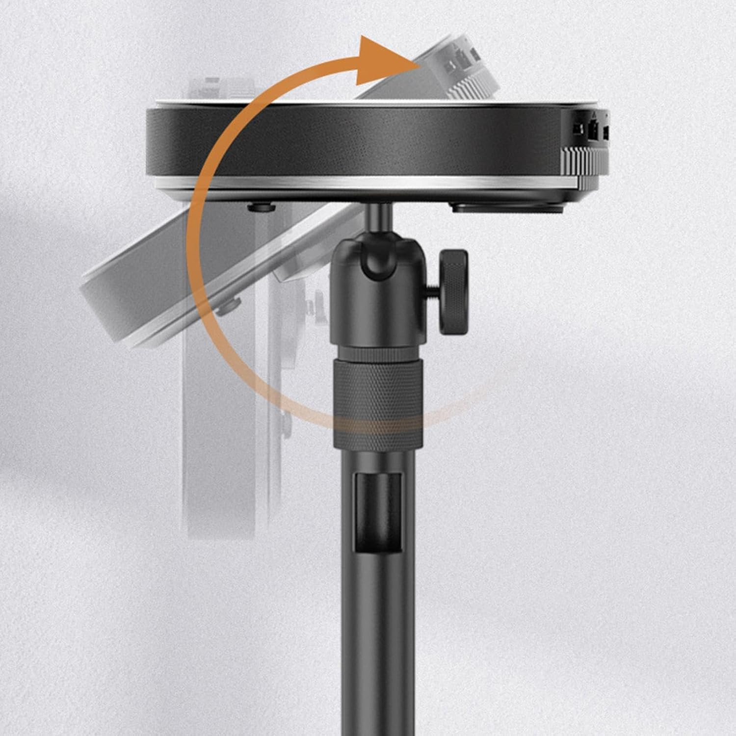 Baotyjie Ceiling Mount for Projector Adjustable Cable Routing with Telescopic Tube Metal Bracket for Home Living Room Office Bedroom, 40 to 80Cm image number 1