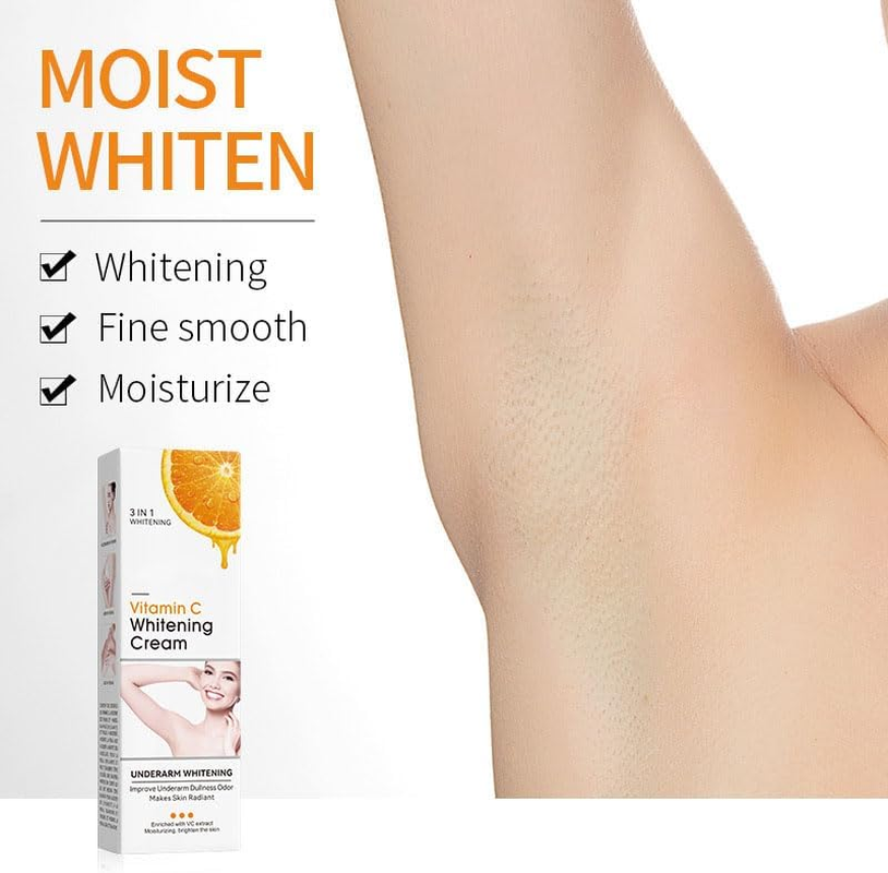 Underarm Whitening Cream,Intimate Area Skin Lightening Cream, Brightening Underarm Cream, Brightening Booster Pearl Capsules,Body Cream Whitening for Dark Spot Corrector 50G image number 1
