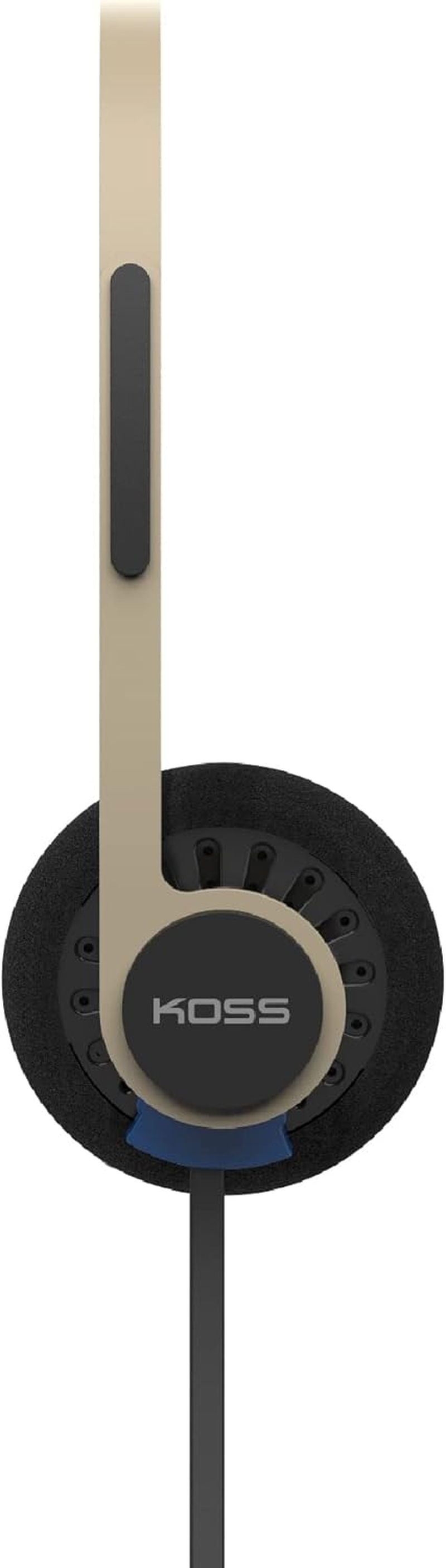 Koss KPH40 Utility On-Ear Headphones, Detachable Interchangeable Cord System, Ultra Lightweight Design (Rhythm Beige) (KPH40 Utility Parent) image number 1