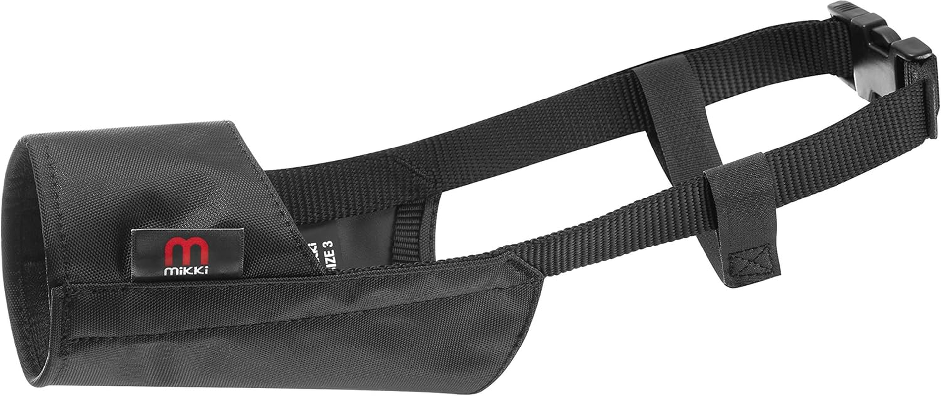 Mikki Dog and Puppy Soft Breathable Nylon Muzzle to Prevent Biting and Chewing, Size 5 image number 3