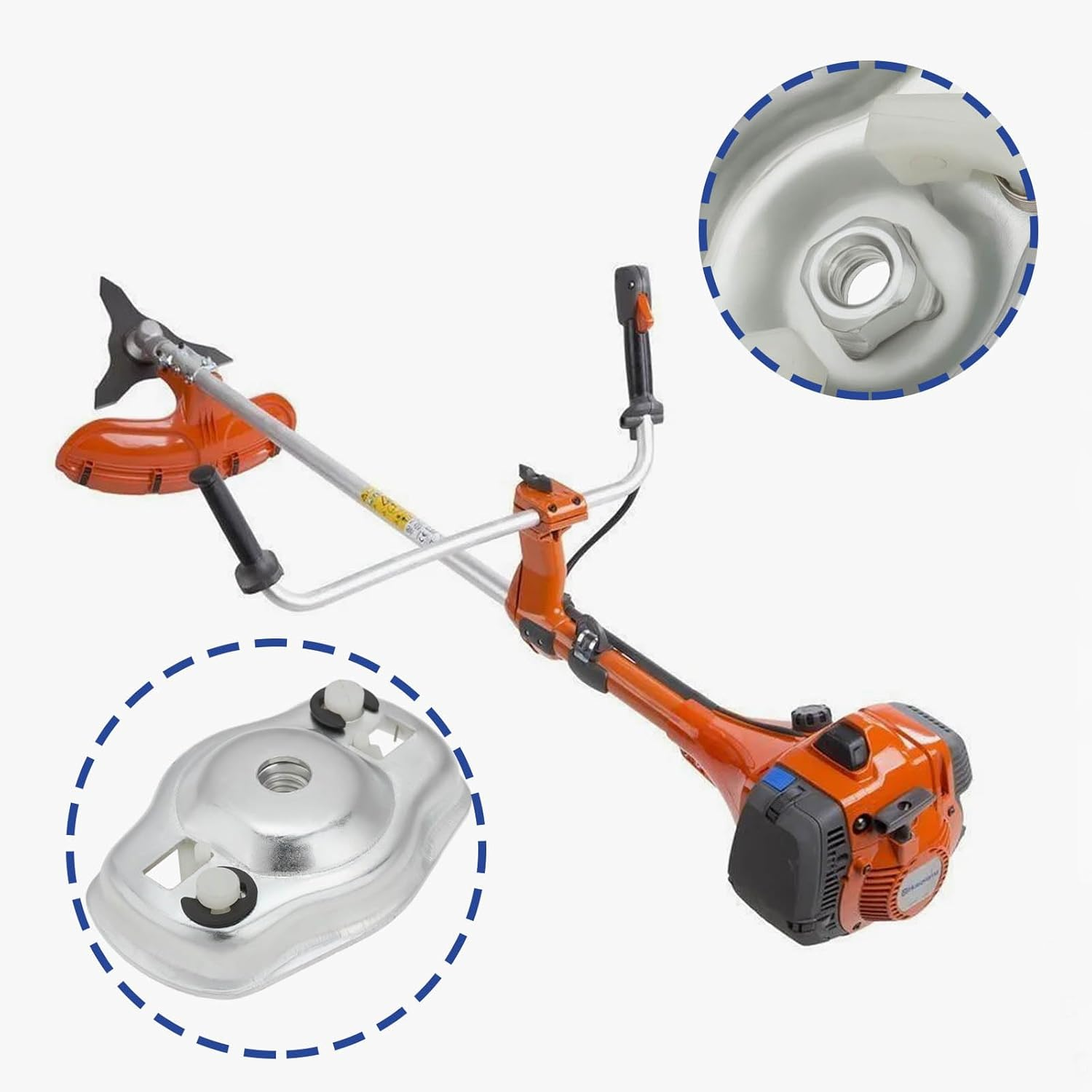 YINETTECH 1X String Trimmer Recoil Starter Pawl 503873305 Replacement Part 545192186 Compatible with Husqvarna String Trimmer 128C 128CD 128L 128LD 128LDX 128R 323R 323RII 326ES image number 3