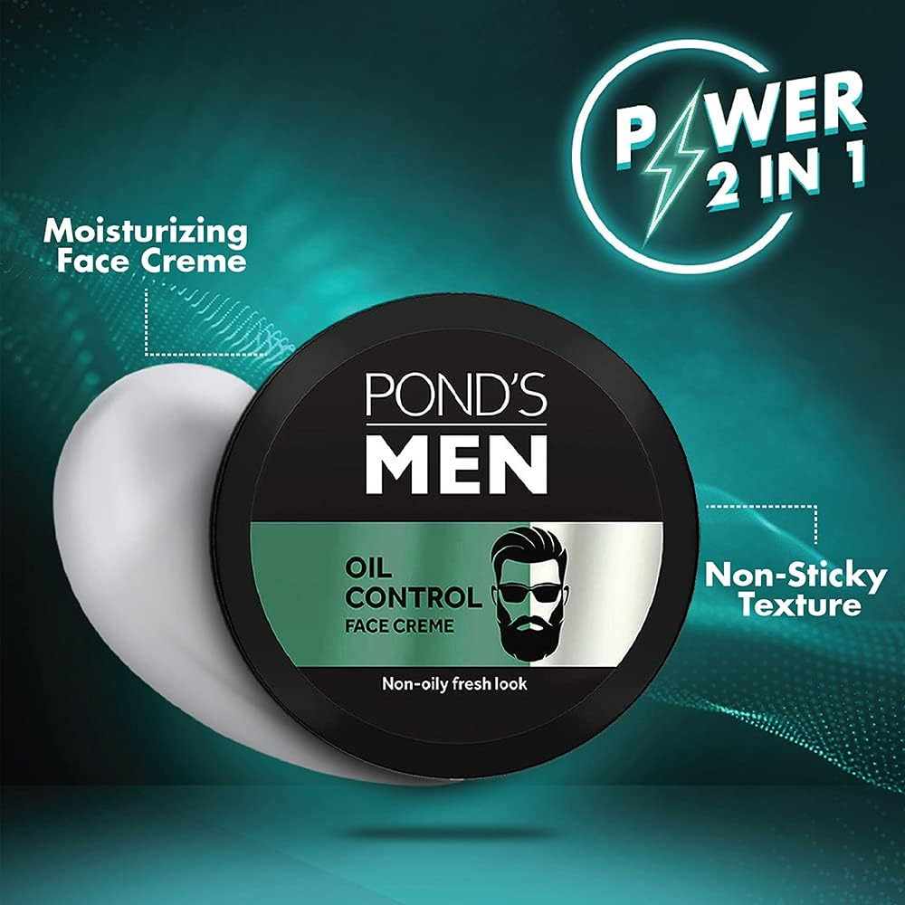 POND'S Men Oil Control Face Cr&egrave;me (Cream), 55 G image number 3