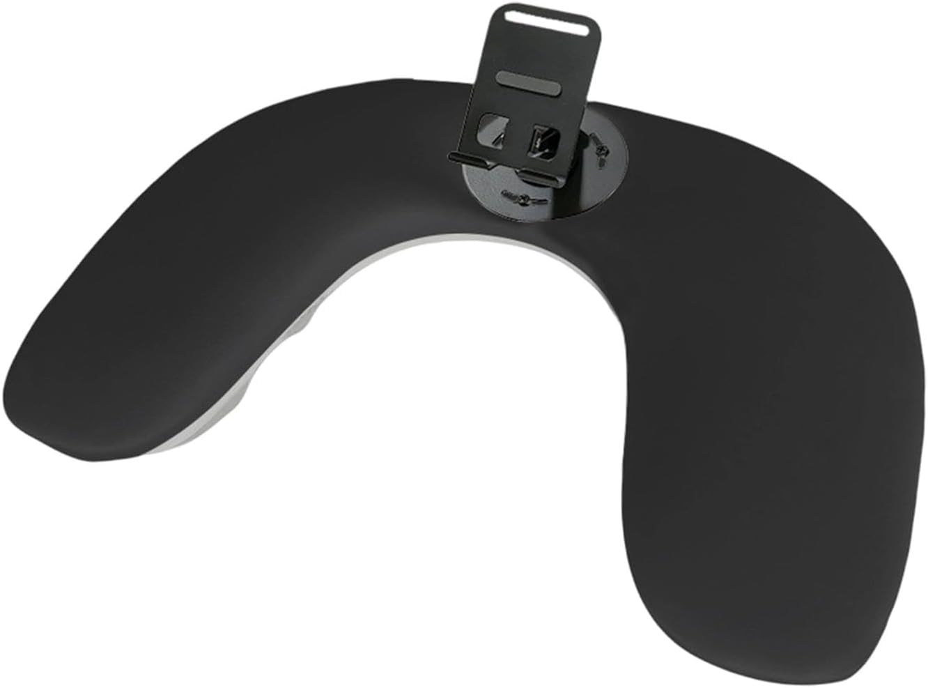 Folpus U Shape Arm Rest, Detachable with Phone Holder, Sturdy Support Portable Hand Rest for Nail Technician Nail Salon Supplies, Black image number 3