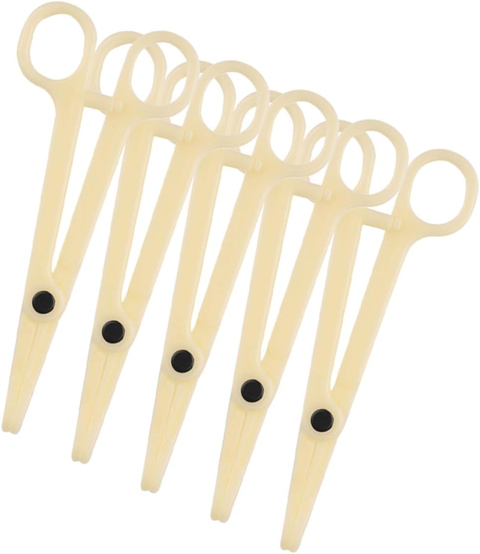 HAMPPLIES Piercing Pliers Body Piercing Clamps 5Pcs Reusable with Smooth Puncture Action For image number 6