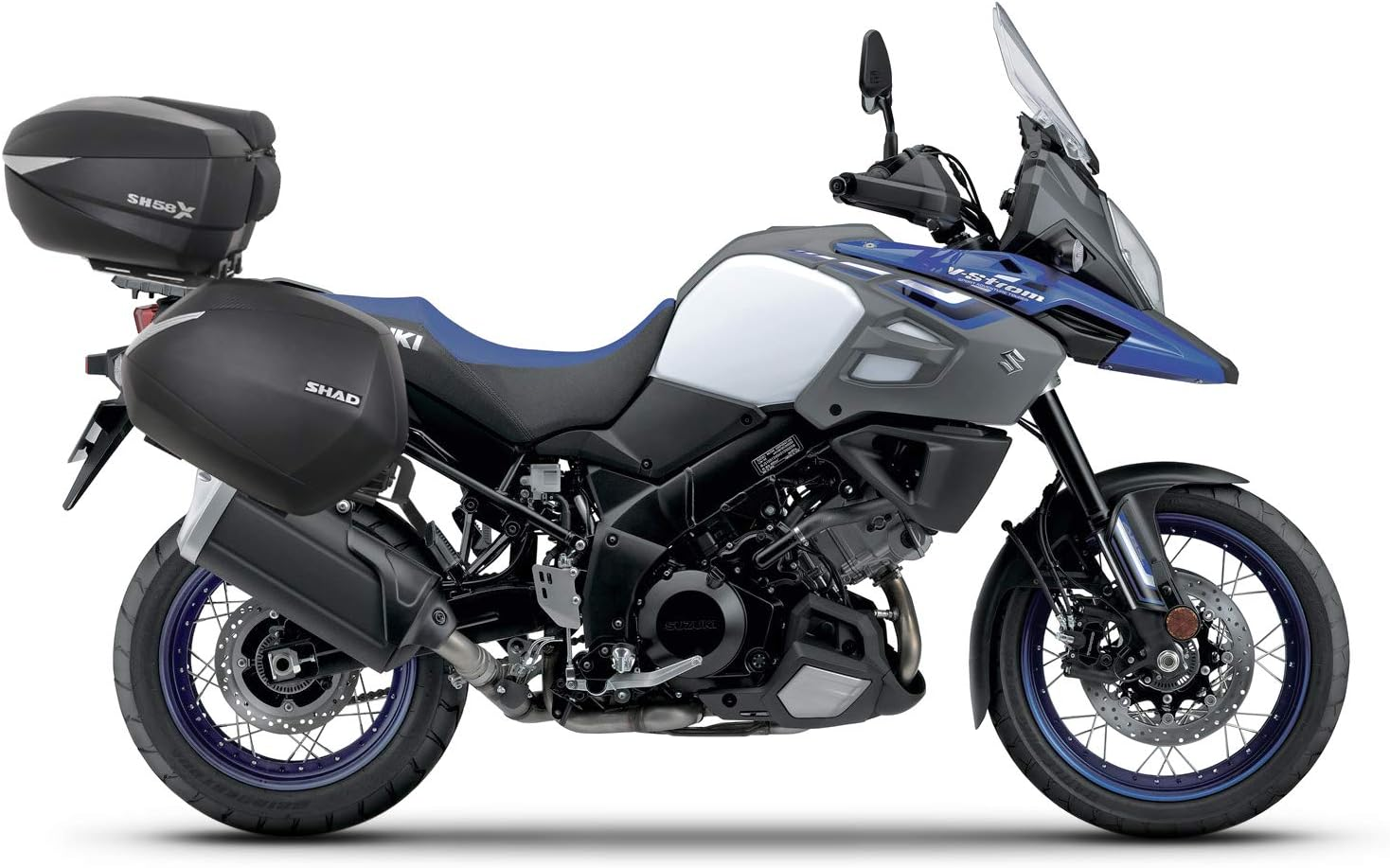 SHAD S0VS14ST Top Case Fitting Kit for Suzuki V-Strom 1000 2014, Black image number 6