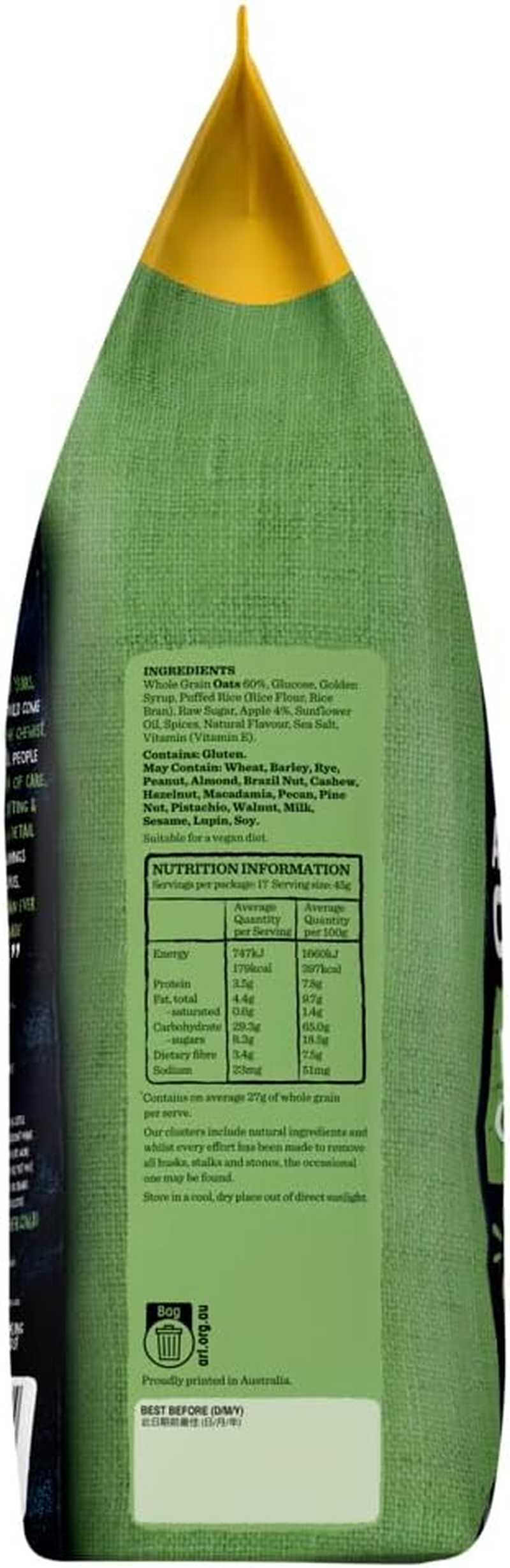 Carman'S Apple Crunch Clusters 800G image number 4