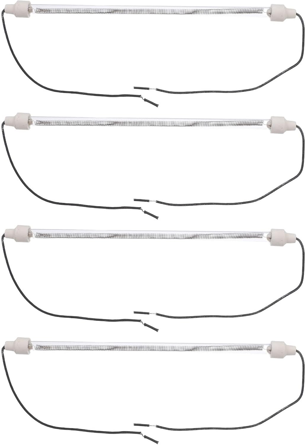 Outanaya 4Pcs Heating Tube Replacement for Oven Lamp and Poultry Heater Accessories Heat-Resistant Coil for Baking Chicken Coop Electric Fireplace Easy Installation for Outdoor Festival Use image number 3