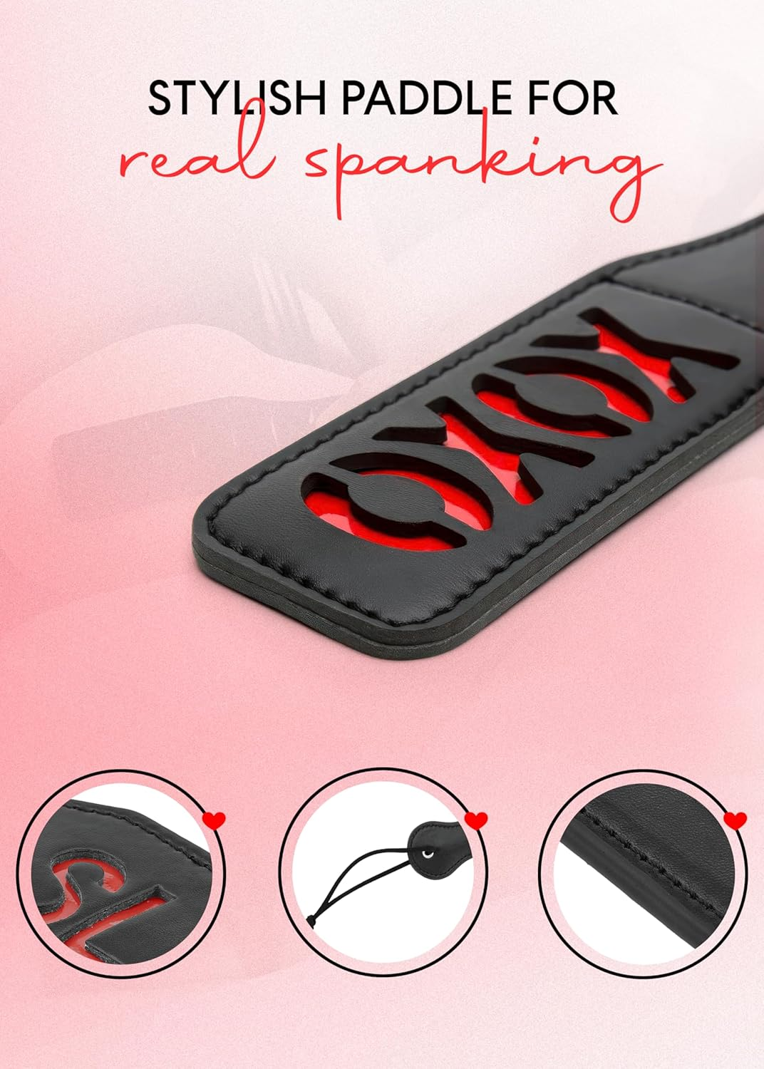 Horse Red Whip 15" Crop 12" Crop 18" Kit Equestrian Horse Whip Play Toys for Couples Riding Crops Double Layer Crop image number 2