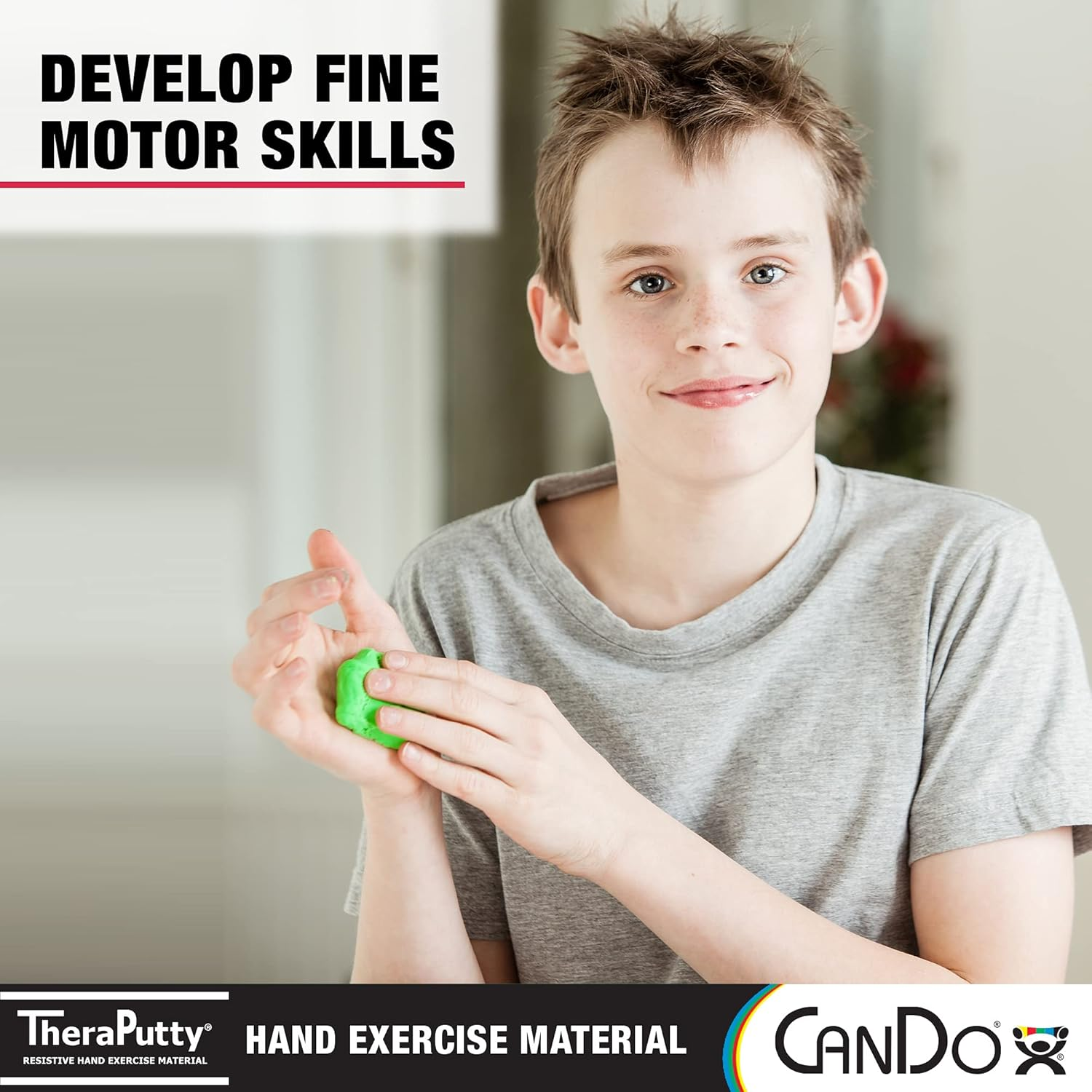 (90Ml-Green-Medium) - Antimicrobial Theraputty Exercise Material Size: 90Ml, Resistance/Colour: Medium/Green image number 2