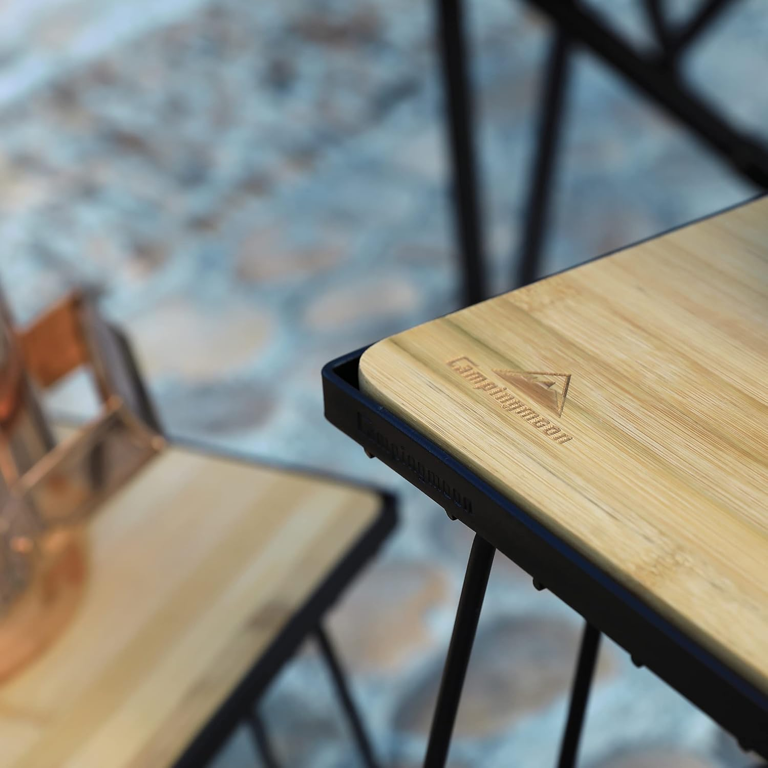 Top Board Bamboo Plate L 23'' X W 13.2'' X T 0.5'' for Camping Storage Field Rack T-2301