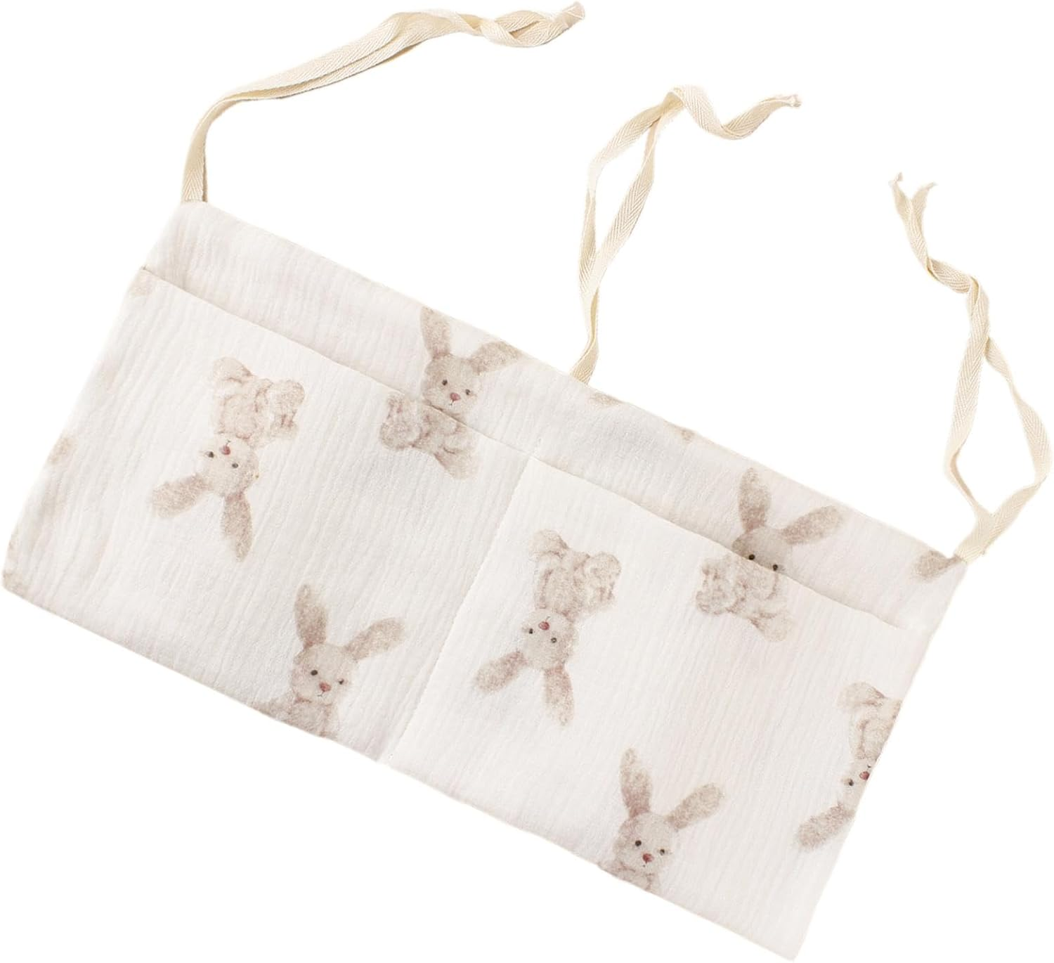 Padded Diaper Bag - Padded Storage Bag with Double Pockets, Nappy Storage Bag | Cute Stroller Accessories, Portable Baby Bottle Organizer Bags