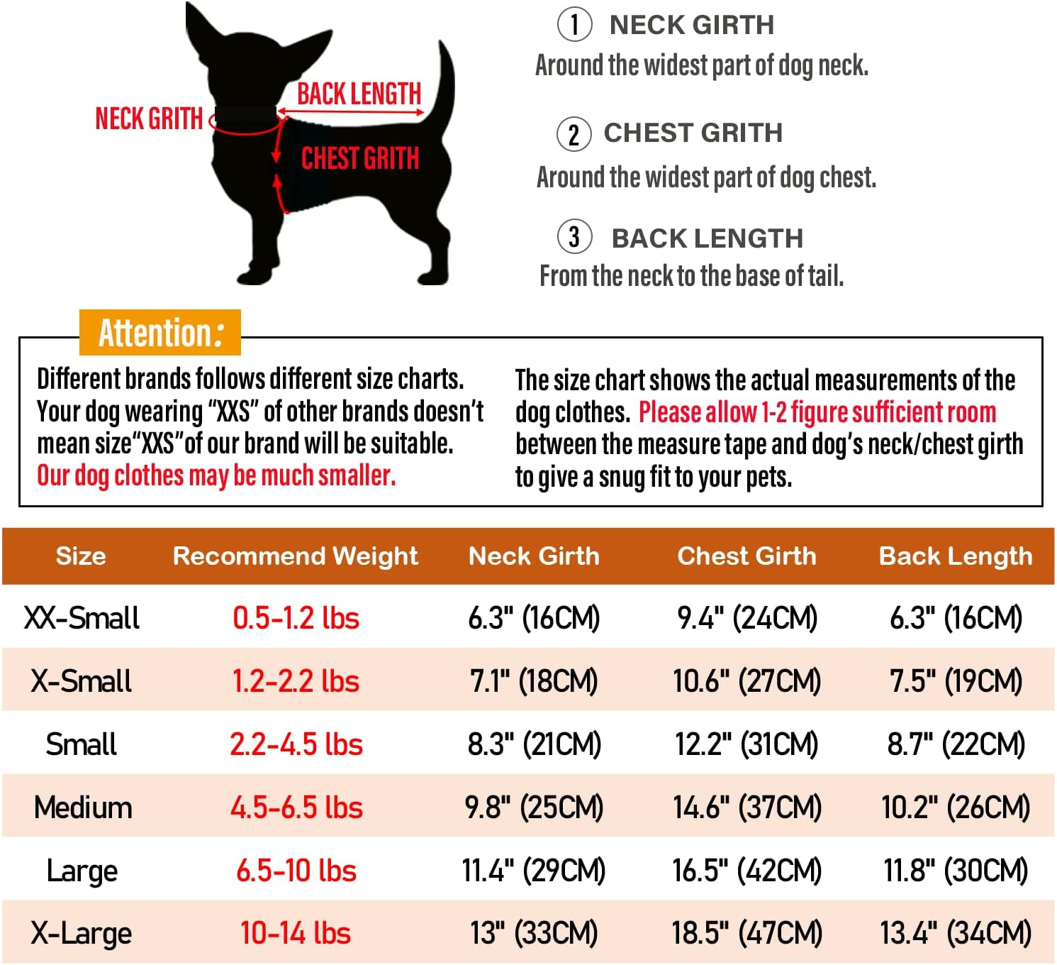 LOPHIPETS 100% Breathable Cotton Striped Dog Tee Shirt T-Shirt for Small Dogs Chihuahua Puppy Clothes -Orange and Blue Strips/M image number 3