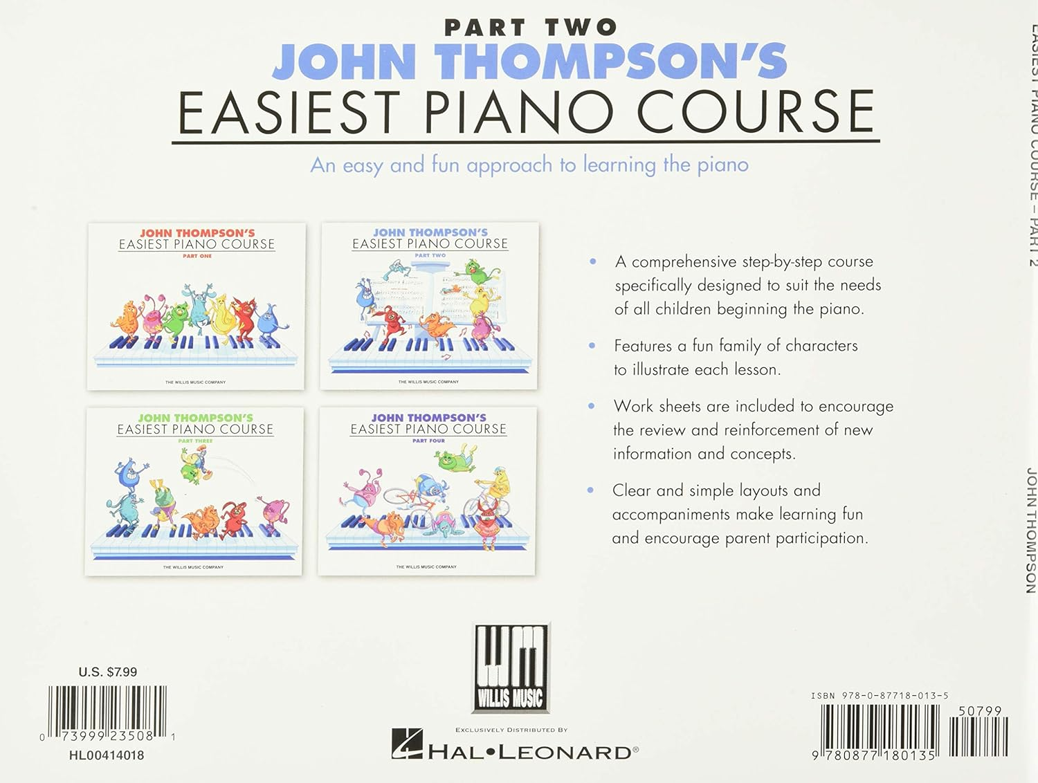 John Thompson'S Easiest Piano Course - Part 2 - Book Only image number 3