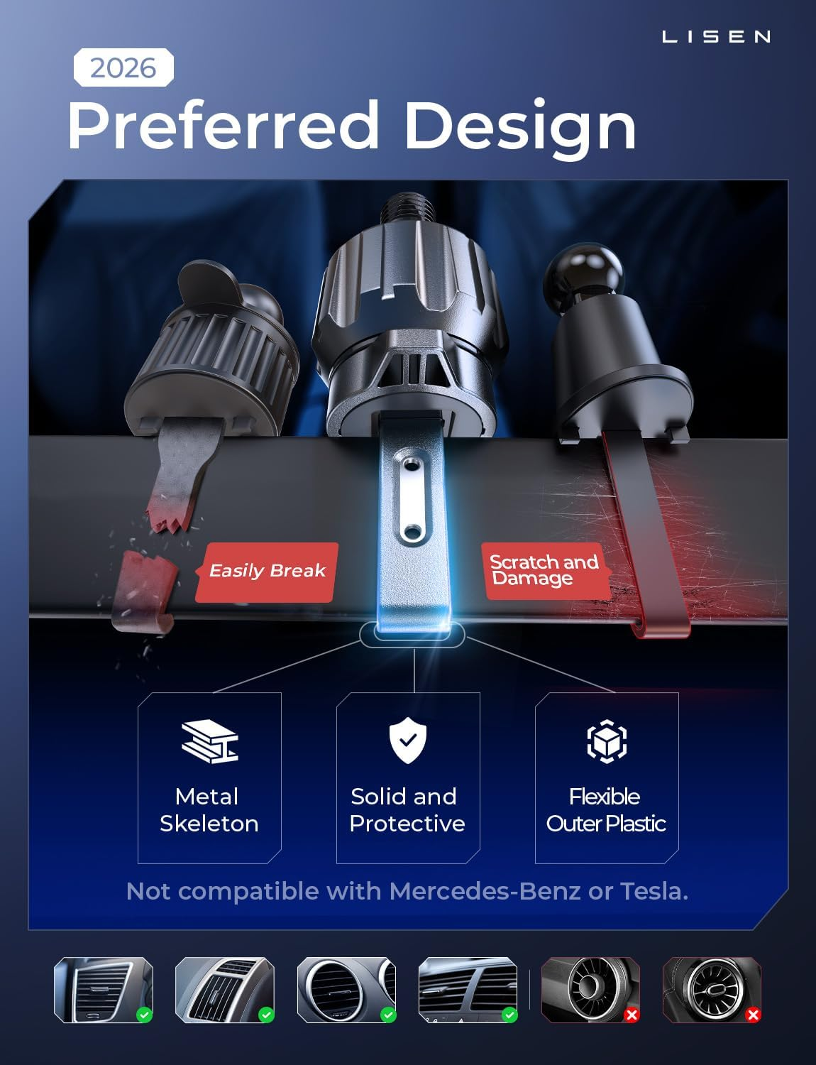 Magsafe Car Mount Charger (Dark Gray) image number 4