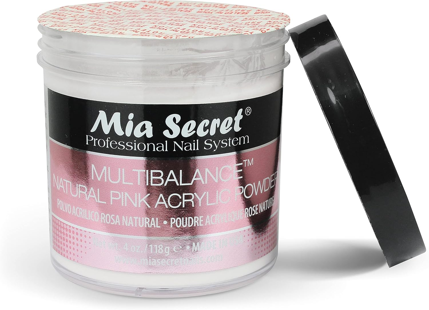 Mia Secret Acrylic Powder Multi Balance Natural Pink - 120Ml image number 5