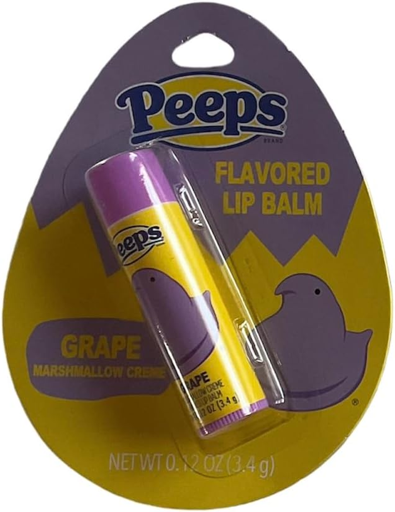 Peeps Lip Balm Set of 4 Scented Marshmallow Cream Flavors