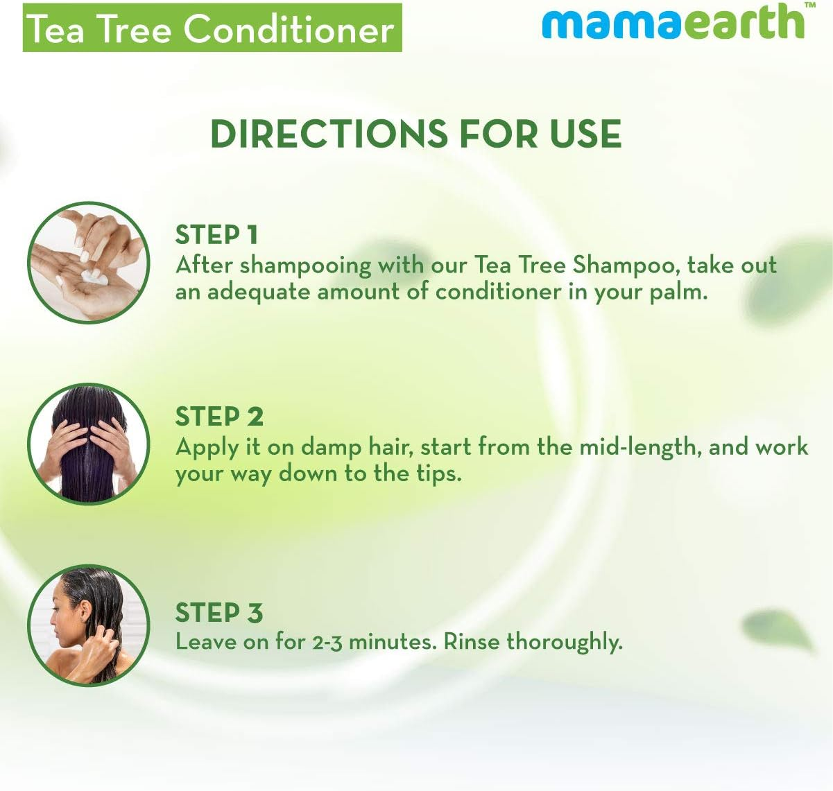 Mamaearth Tea Tree and Ginger Oil anti Dandruff Hair Conditioner 250 Ml