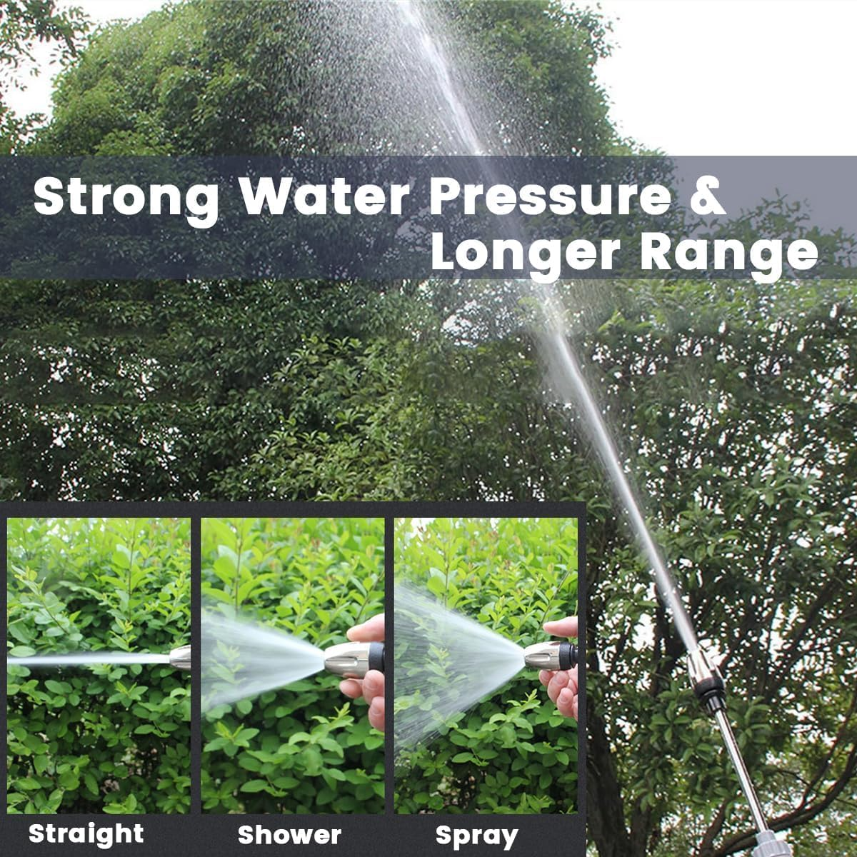 Pressure Washer, Turbowasher, Power High-Pressure Cleaner for Every Garden Hose, My Garden Friend Pressure Washer, Turbowasher for Garden Hose, Jet Nozzle High Pressure Hose Nozzle for Car Washing image number 3