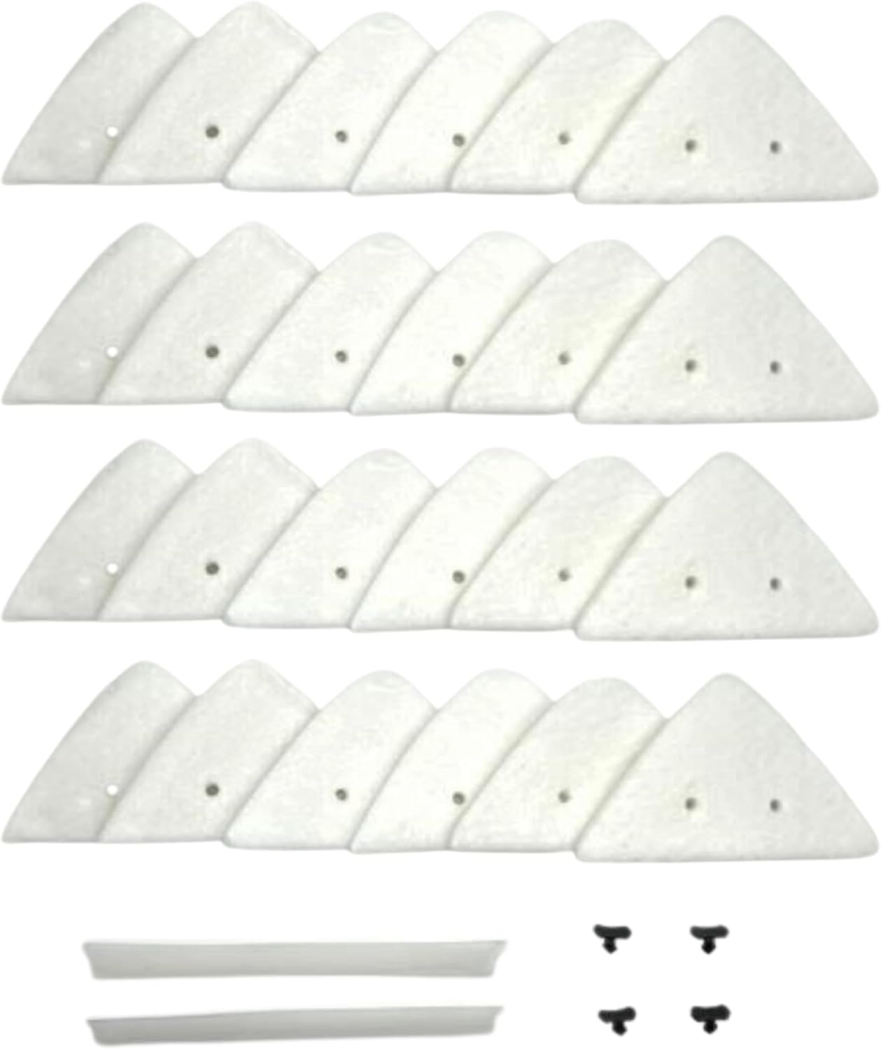 Three Orchids Adjustable Magnetic Window Cleaner Replacement Kit, Double Sided Window Cleaner, Magnetic Glass Cleaner, outside Window Cleaner Tool Magnetic, Magnet Window Cleaner Tool