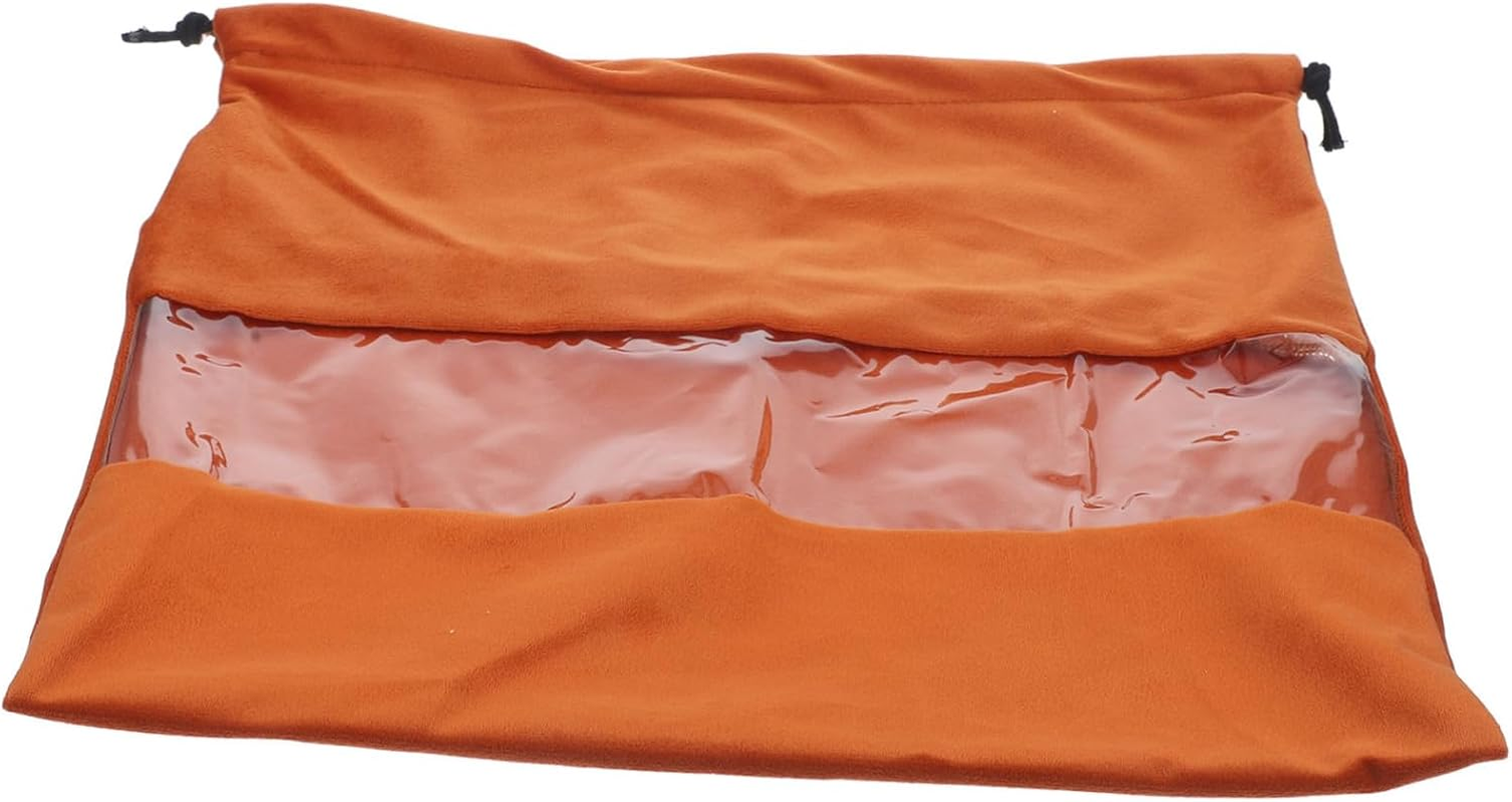 Beavorty Foldable Travel Hair Dryer Bag Hanging Storage Bag Drawstring Dustproof Drawstring Pouch for Low Wattage Hair Dryer Makeup Personal Items