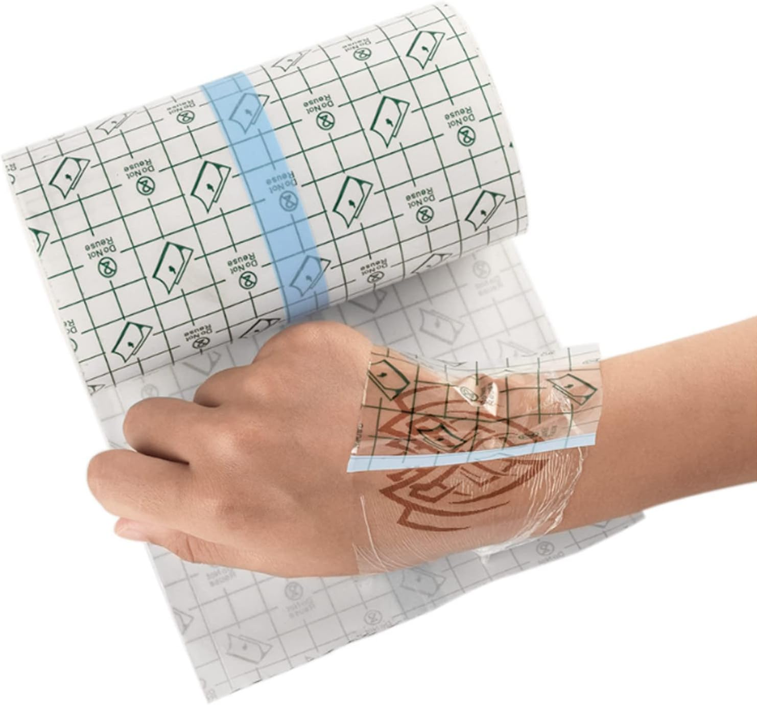 5 Cm X 10 M Waterproof Transparent Bandage,Betterjonny Rolls Transparent Dressing Tape Stretch Adhesive Dressing Tapes Tape for Swimming and Shower image number 6