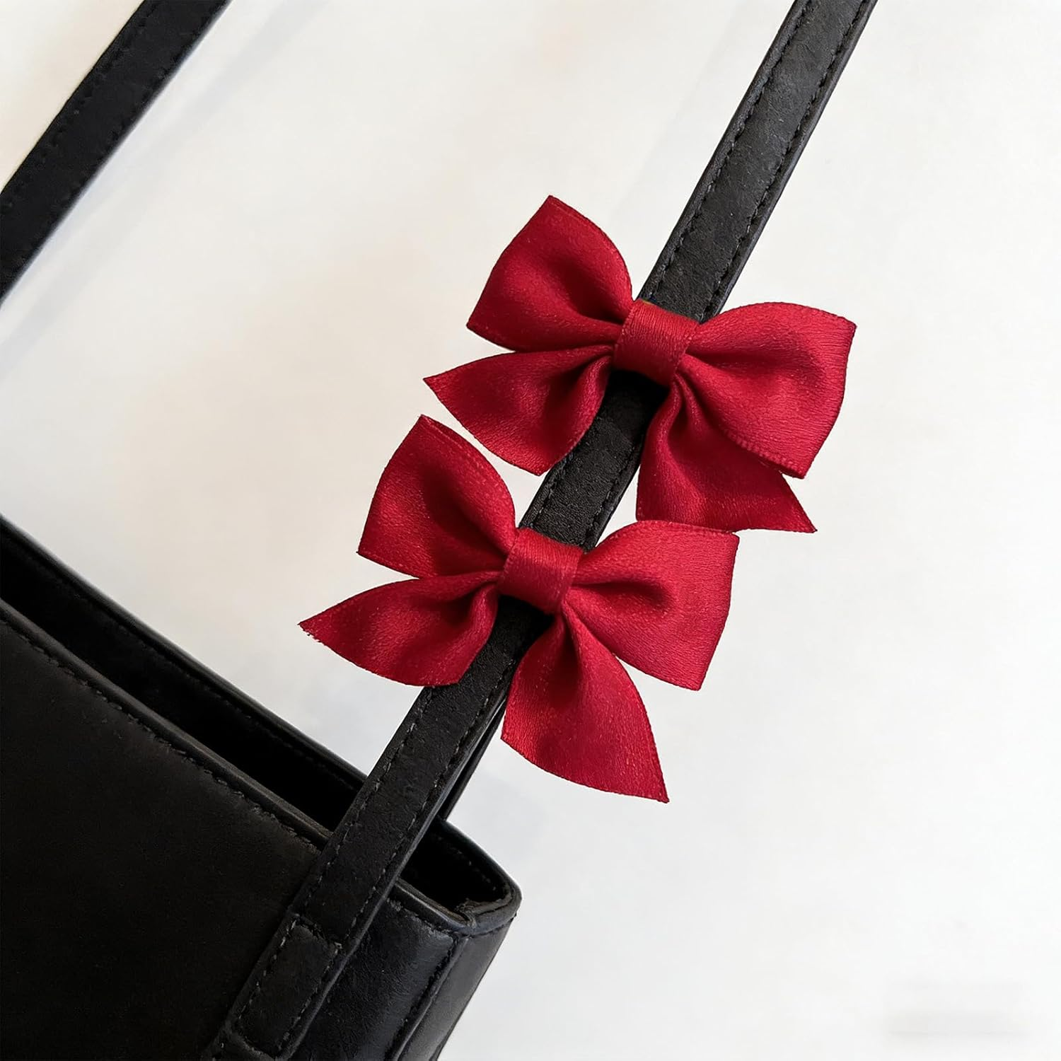 Pack of 2 Red Bow Hair Clips, Bows Hair Clip with Non-Slip Crocodile Clip, Cute Red Hair Bow, Retro Fashion Hair Bow, Red, for Women, Girls, Toddlers, Children image number 5