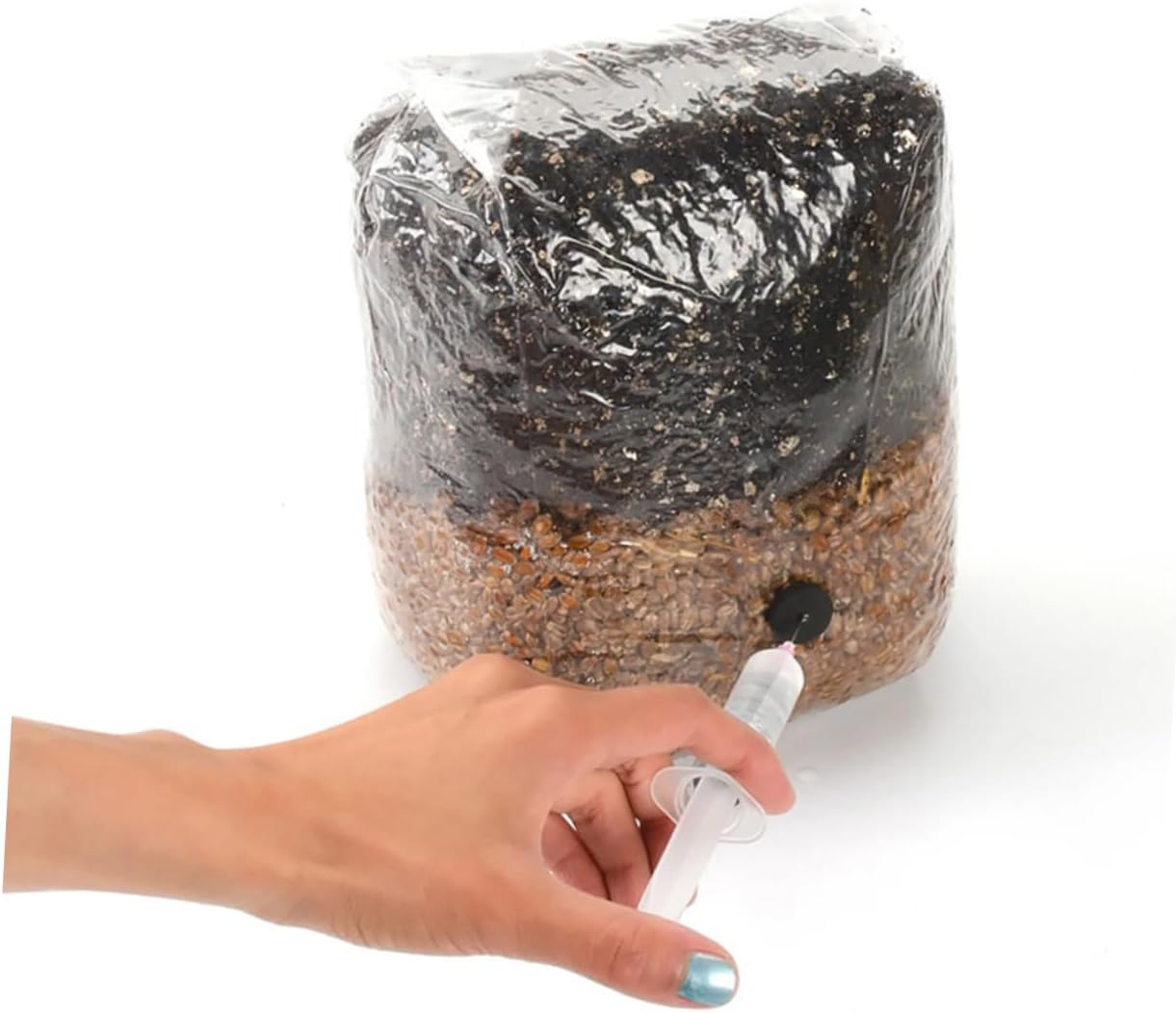 TOBBOMEY 50Pcs Mushroom Grow Bags for Cultivation Durable Grain Spawn Bags Space-Efficient Design for Indoor Gardening Greenhouses Home Hobbies image number 1