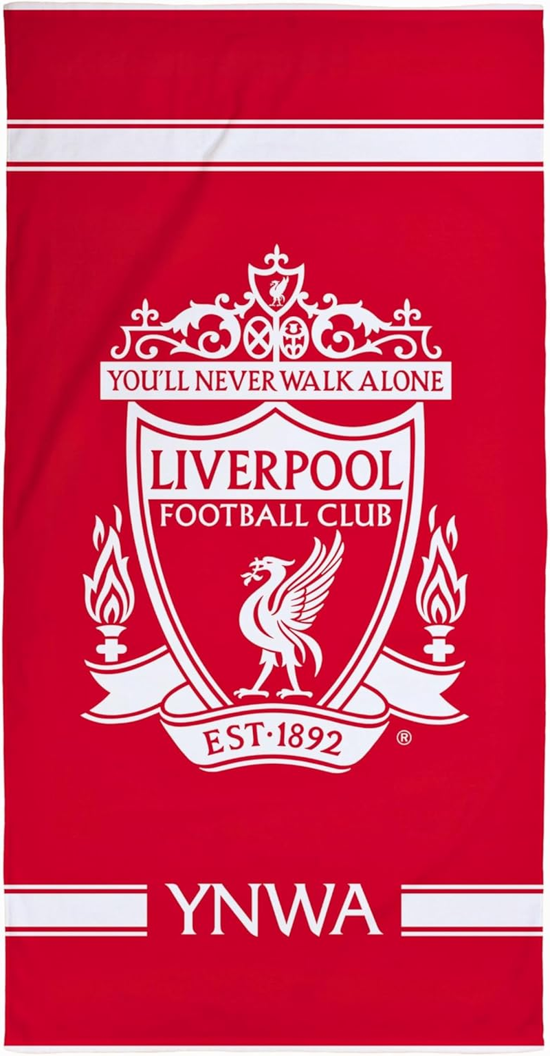 Liverpool FC Character World Official Towel | Super Soft Feel, YNWA Football Club Design | Perfect the Home, Bath, Beach & Swimming Pool | One Size 75Cm X 150Cm | 100% Cotton image number 4