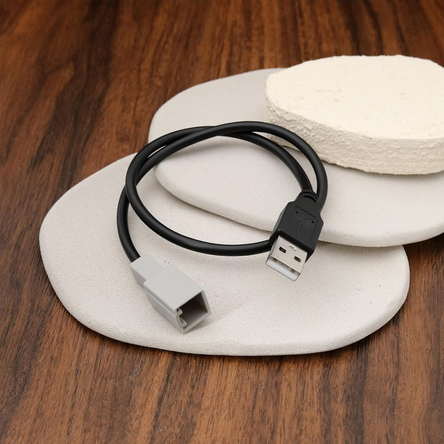 OTOTEC USB Retention Cable Adapter Audio Retrofit Extension Cable Compatible with Toyota GT-86 Compatible with Subaru BRZ image number 1