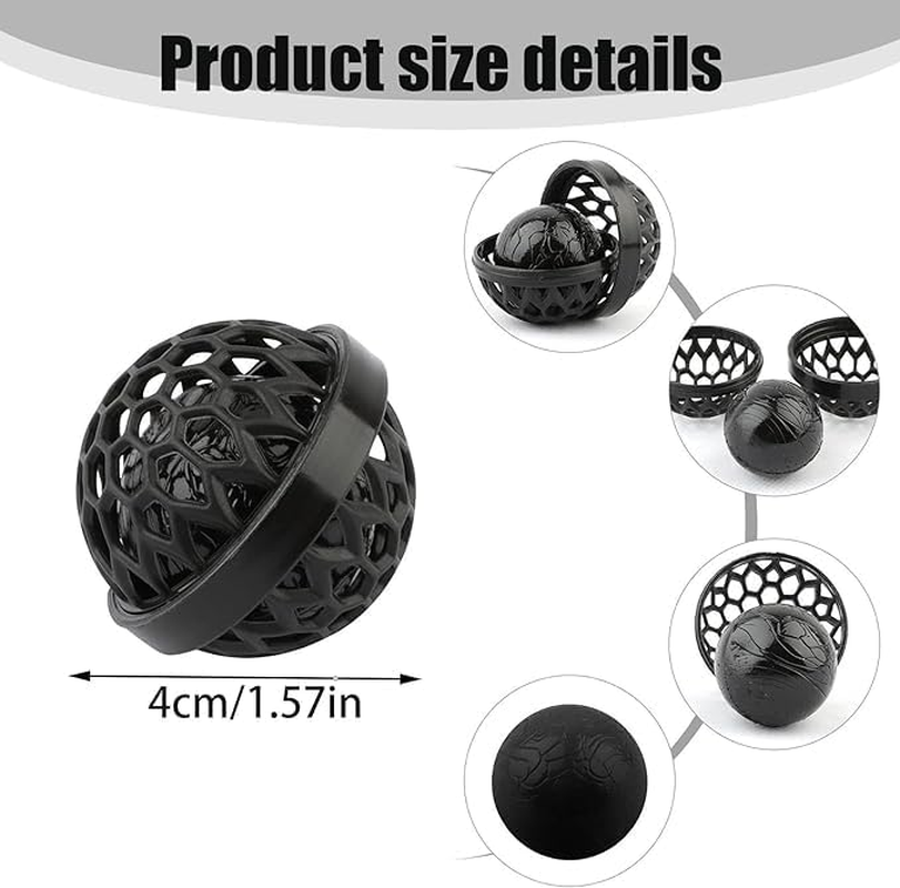 Purse Ball Cleaning Ball Reusable Purse Clean Ball, 3Pcs Purse Cleaning Ball,Reusable Purse Clean Ball,Clean Ball Sticky Inside,Bag Clean Ball,Bag Cleaning Ball,Cleaning Ball Mini Clean Ball for Purse image number 1