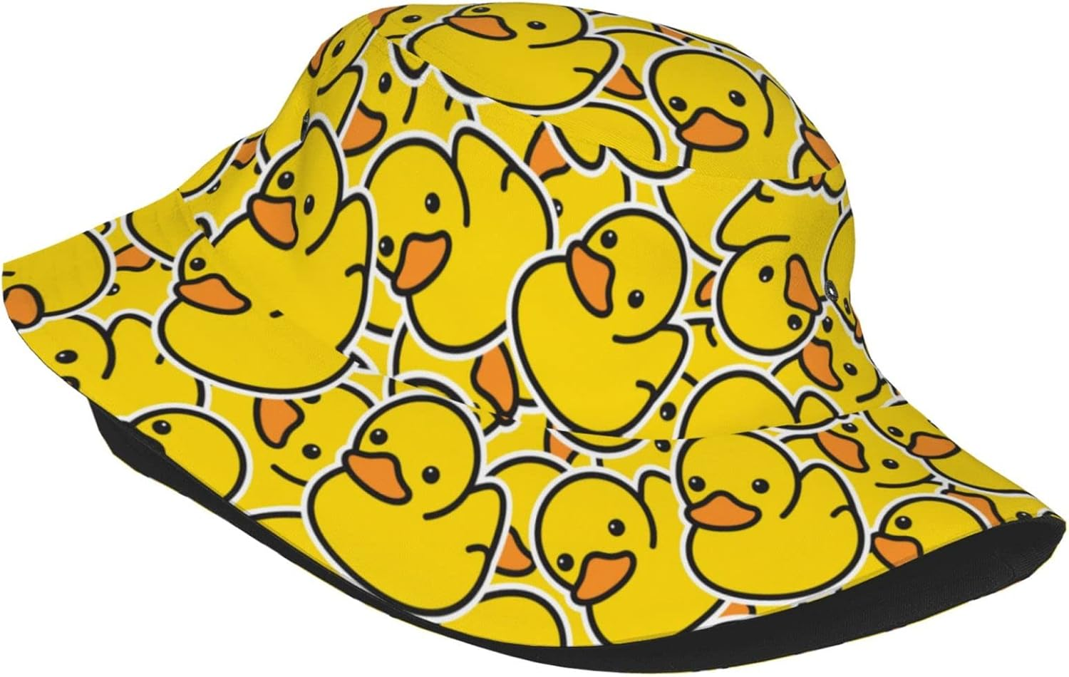 Crispy Fried Chicken Bucket Hat Fashion Sun Cap Packable Outdoor Fisherman Hat for Women and Men Teens Beach Caps Fishing Cap - Bright And Toxic Acidic Skulls image number 5