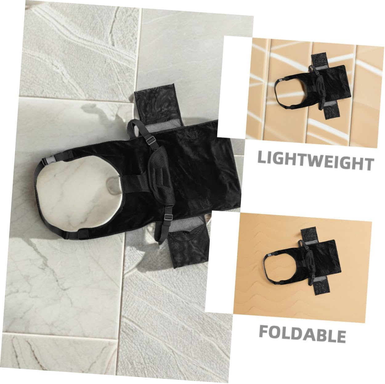 ERINGOGO Airplane Bed with Integrated Seat Extender and Footrest Lightweight Foldable Travel Essential for Compact Portable Flight Accessory for Comfortable Flying image number 3