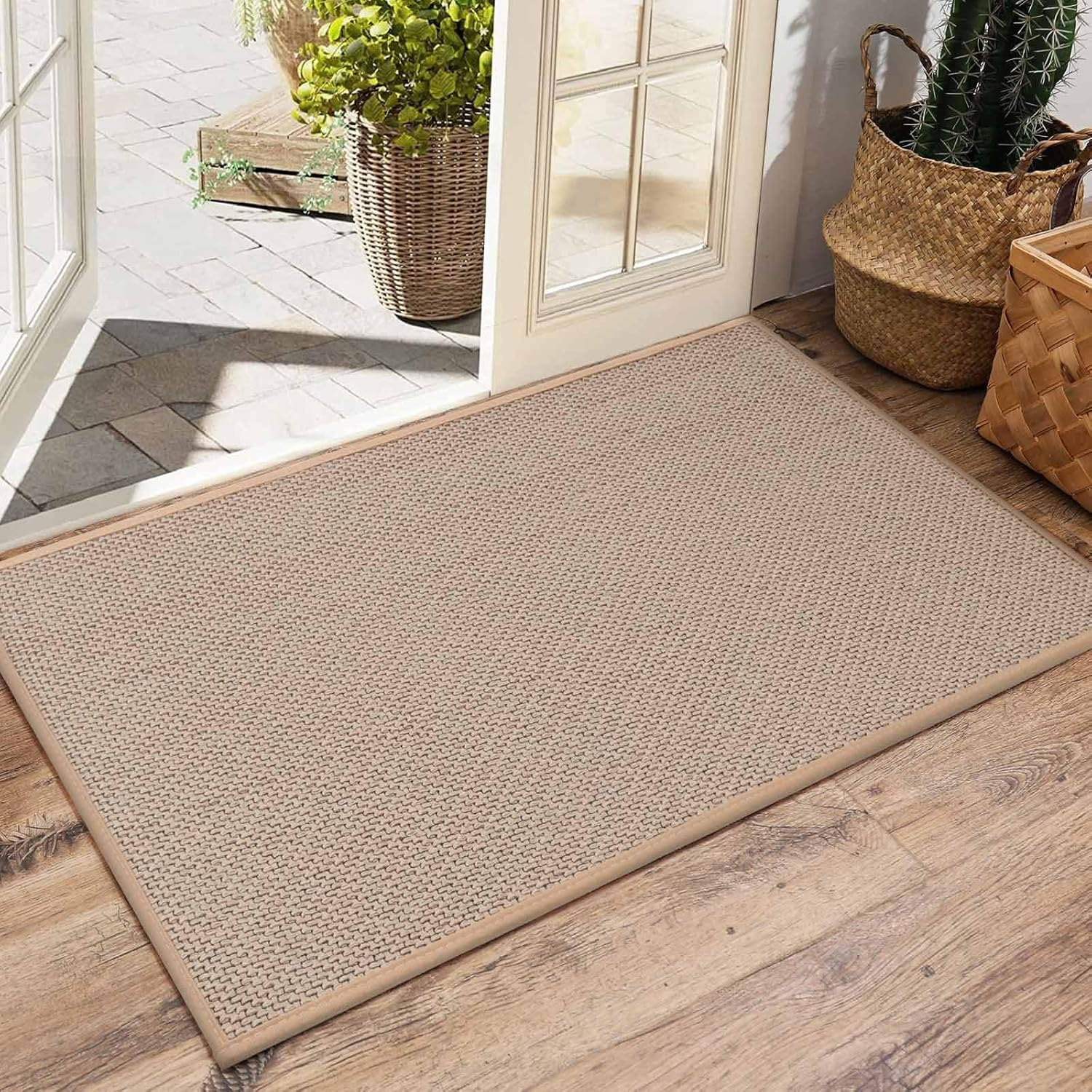 DAWNTREES Bath Mat Rug,44X75Cm Non-Slip Washable Mat, Bathroom Mats Rubber Backing Non Slip Bath Mats image number 1