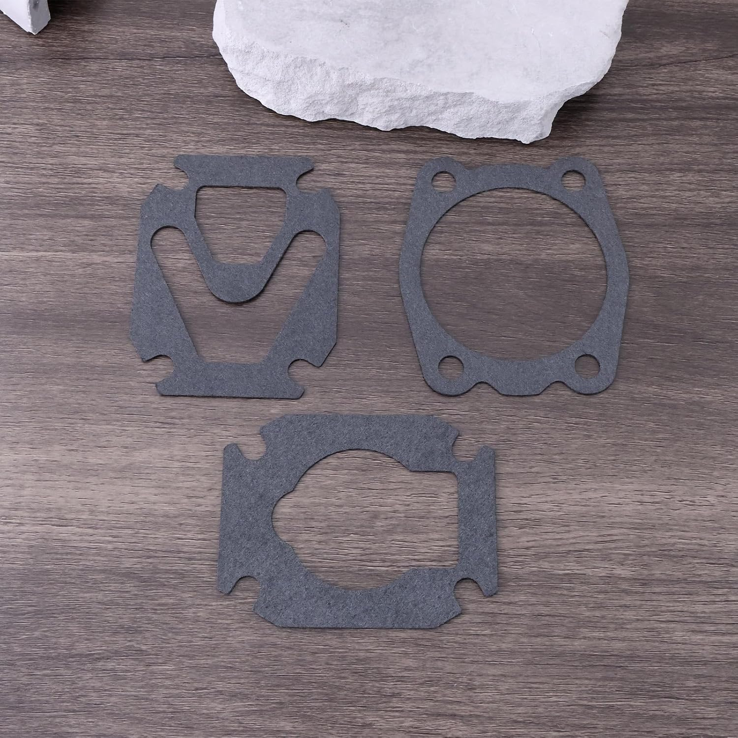 3 Set of Air Compressor Valve Plate Pad Kit Cylinder Head Plate Sealing Gasket Replacement for Home Automotive Industry image number 3