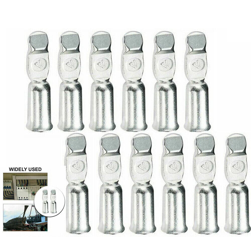 10Pcs Lugs Terminals for Anderson Plug Contacts Pins 50 Amp Connectors 6AWG AU